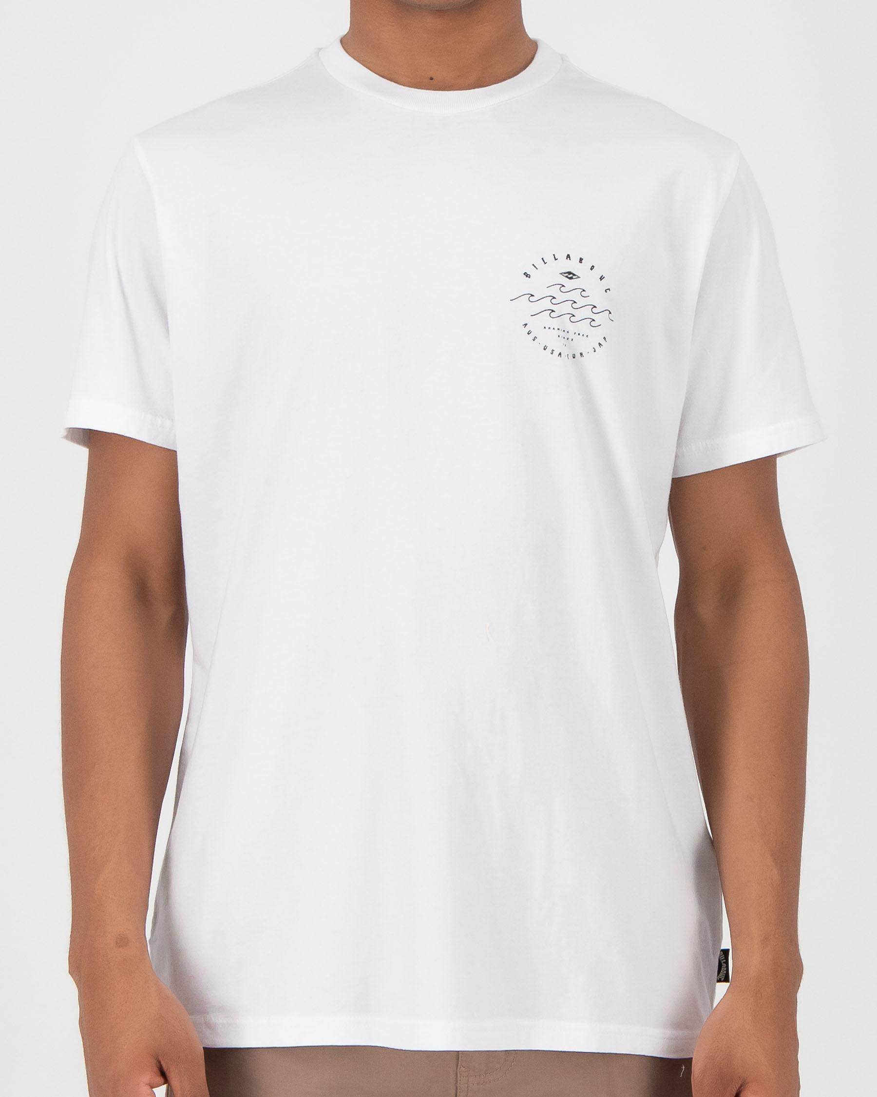 Billabong Big Wave Dave TShirt In White Fast Shipping & Easy Returns