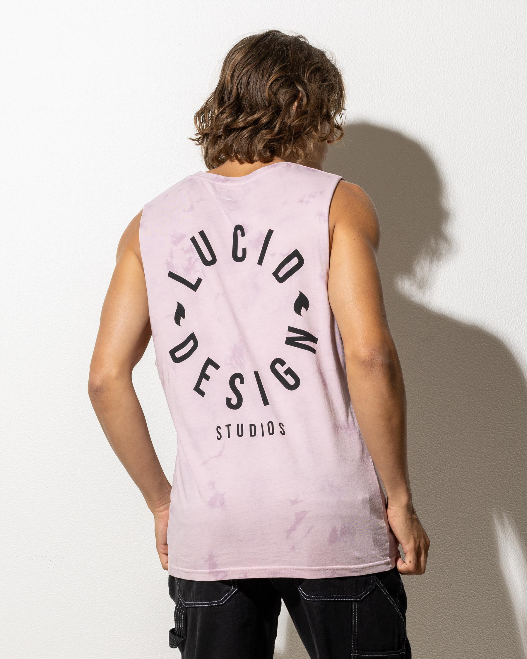 Lucid Inception Muscle Tank In Lt Purple Mottle - FREE* Shipping & Easy ...