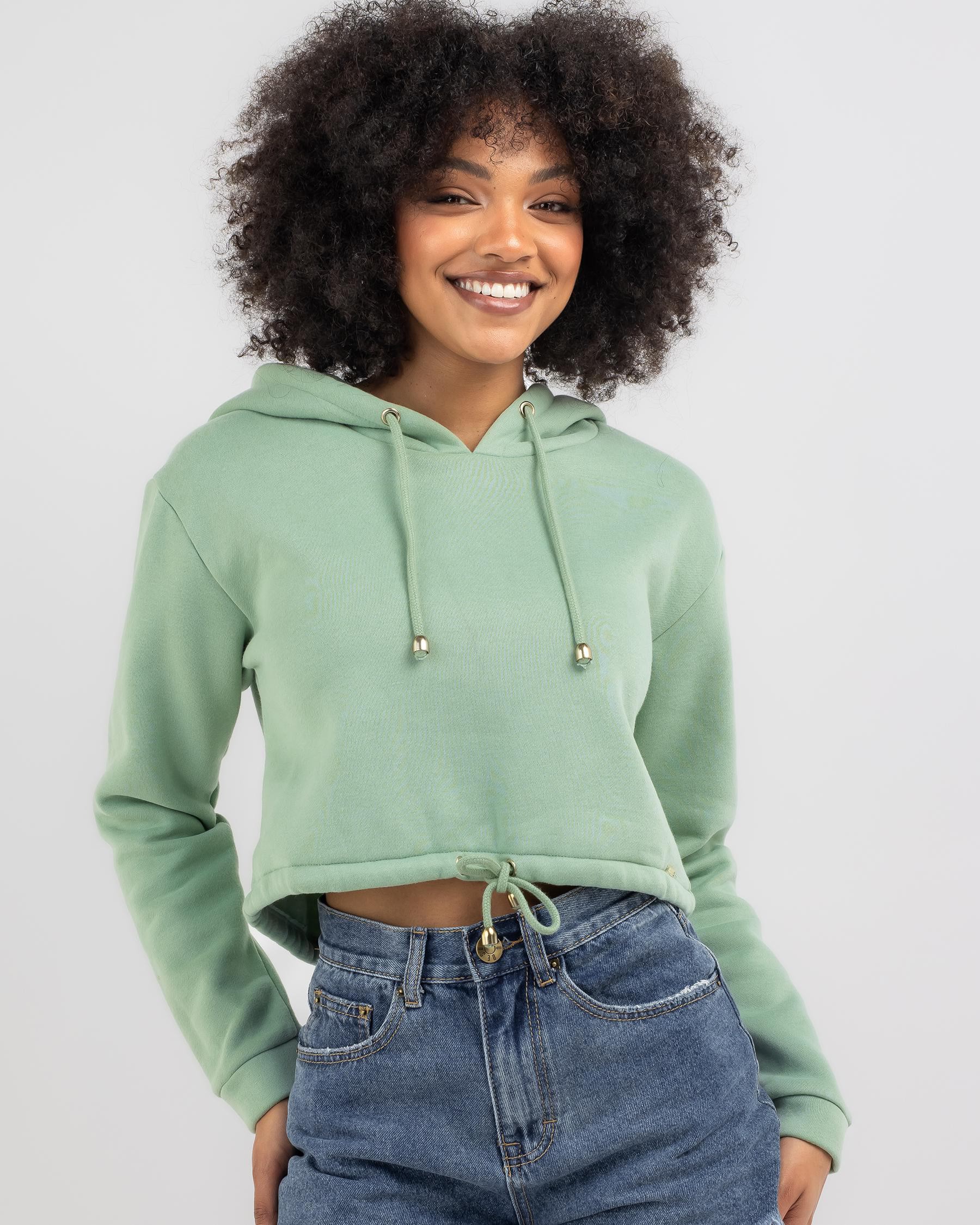 Shop Ava And Ever Malia Hoodie In Sage - Fast Shipping & Easy Returns ...