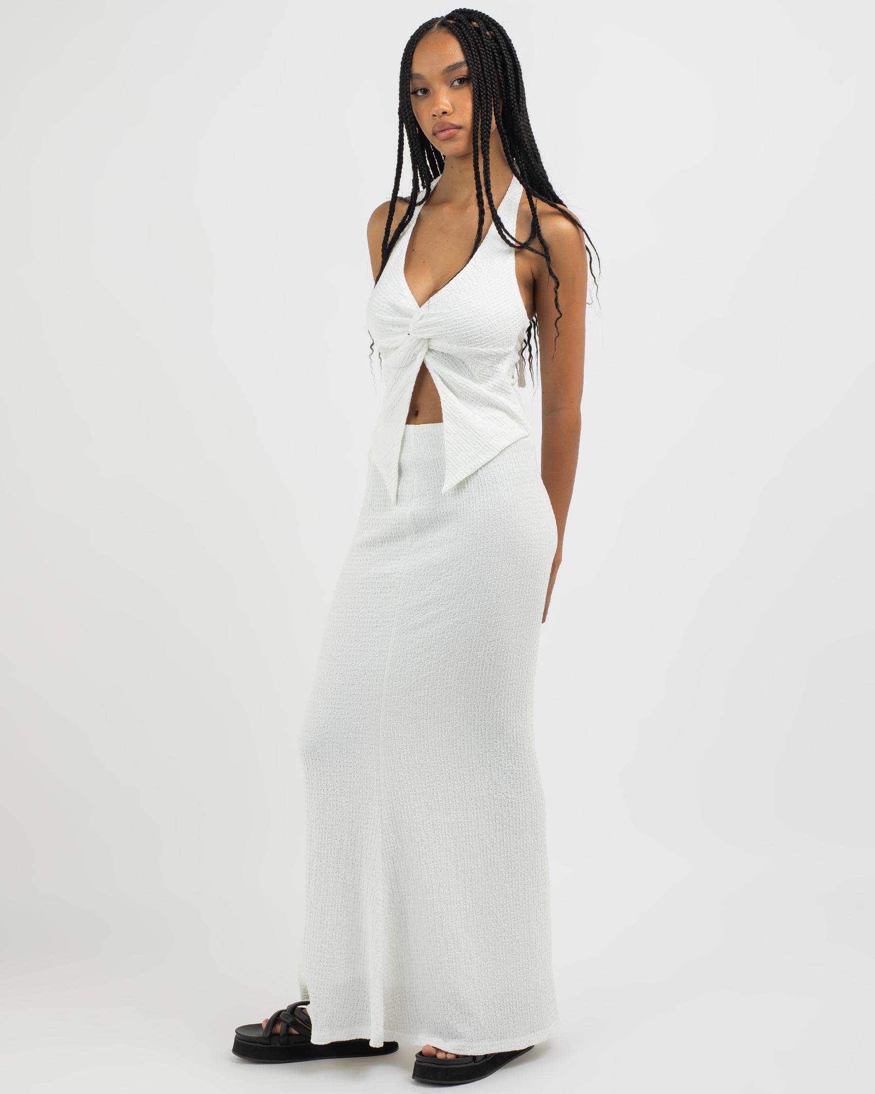 Shop Sweet Acacia Nahla Skirt In White - Fast Shipping & Easy Returns ...