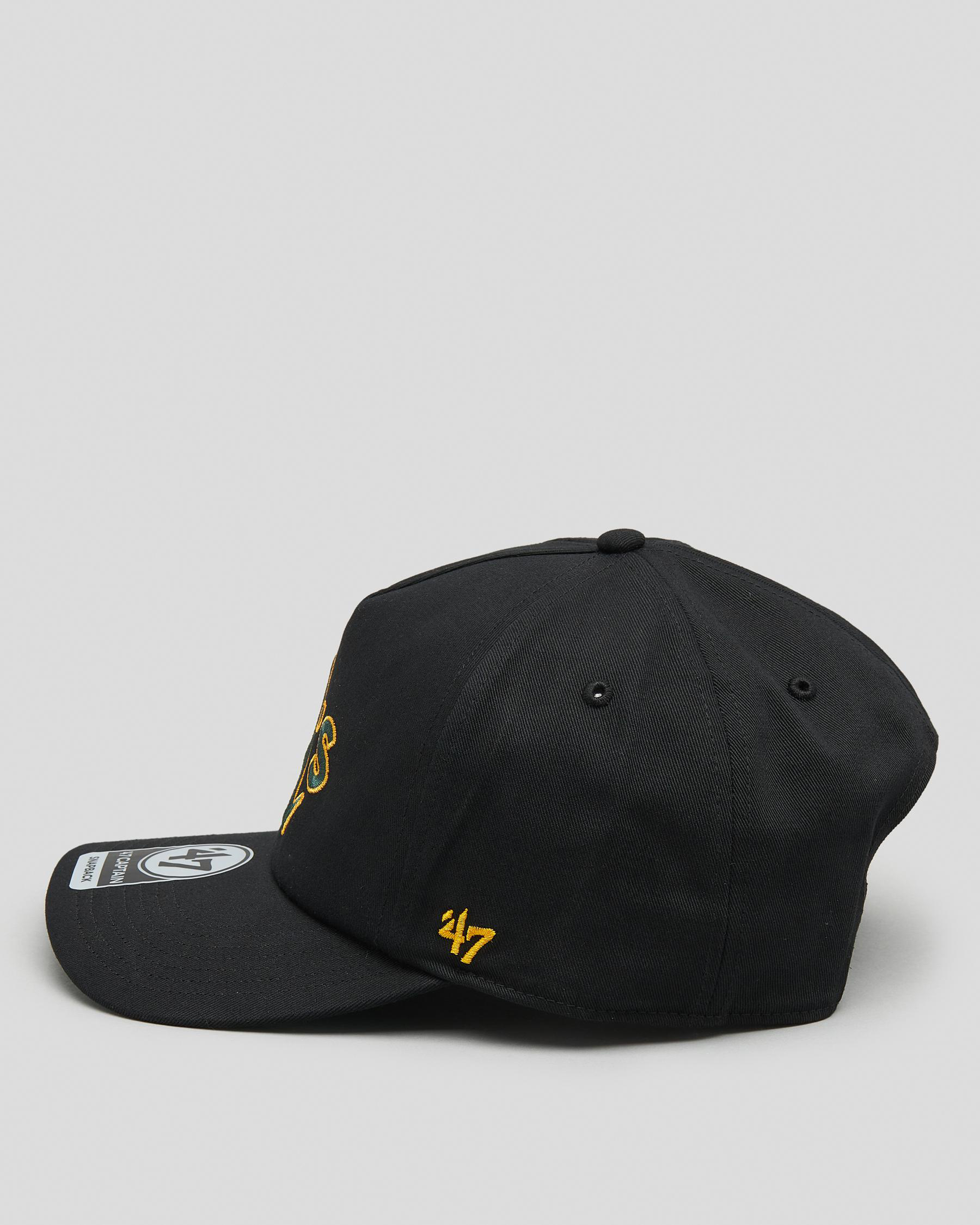 Forty Seven Oakland Athletics Nantasket 47 Captain Cap In Black/team