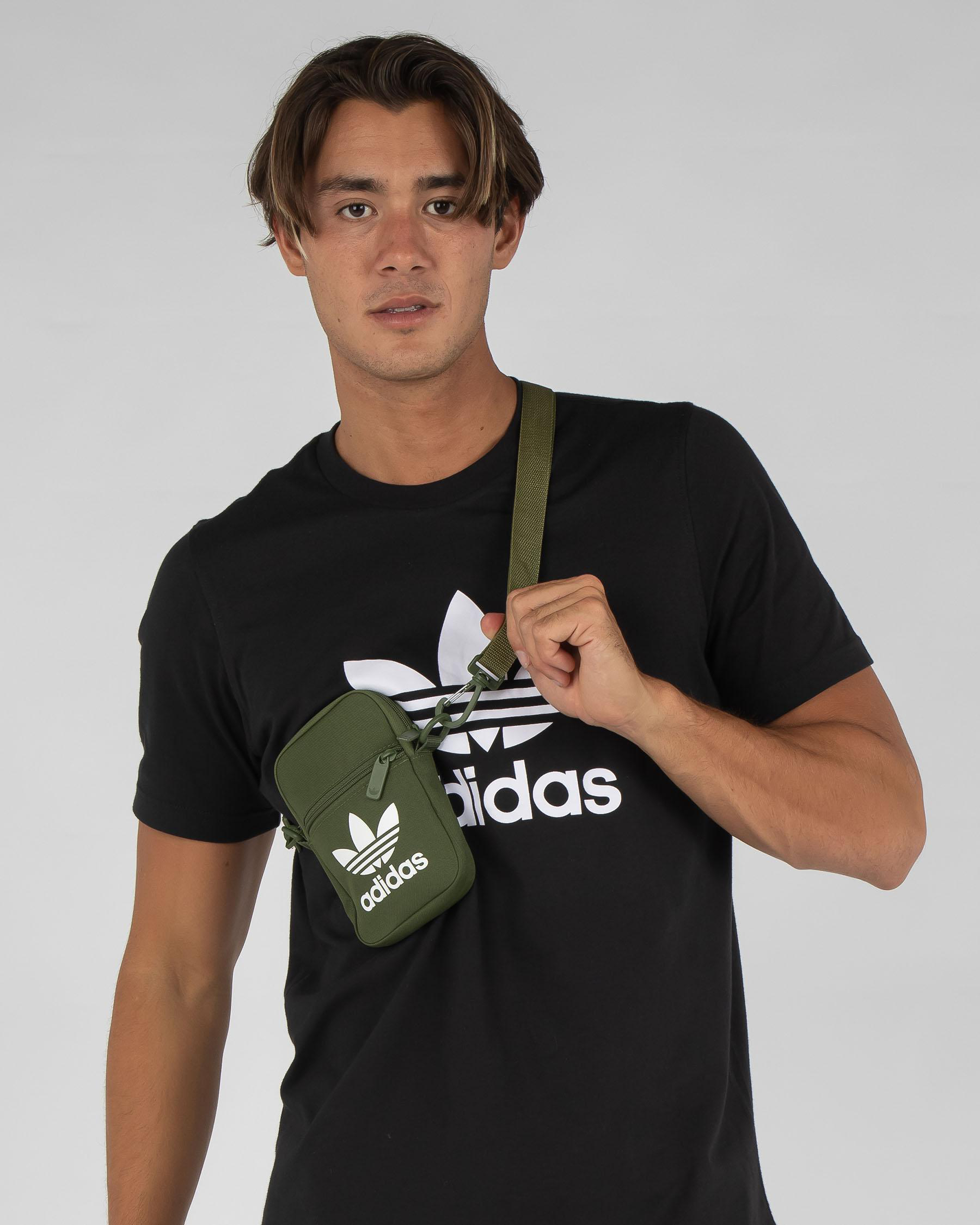 Adidas Trefoil Crossbody Bag In Wild Pine FREE* Shipping & Easy
