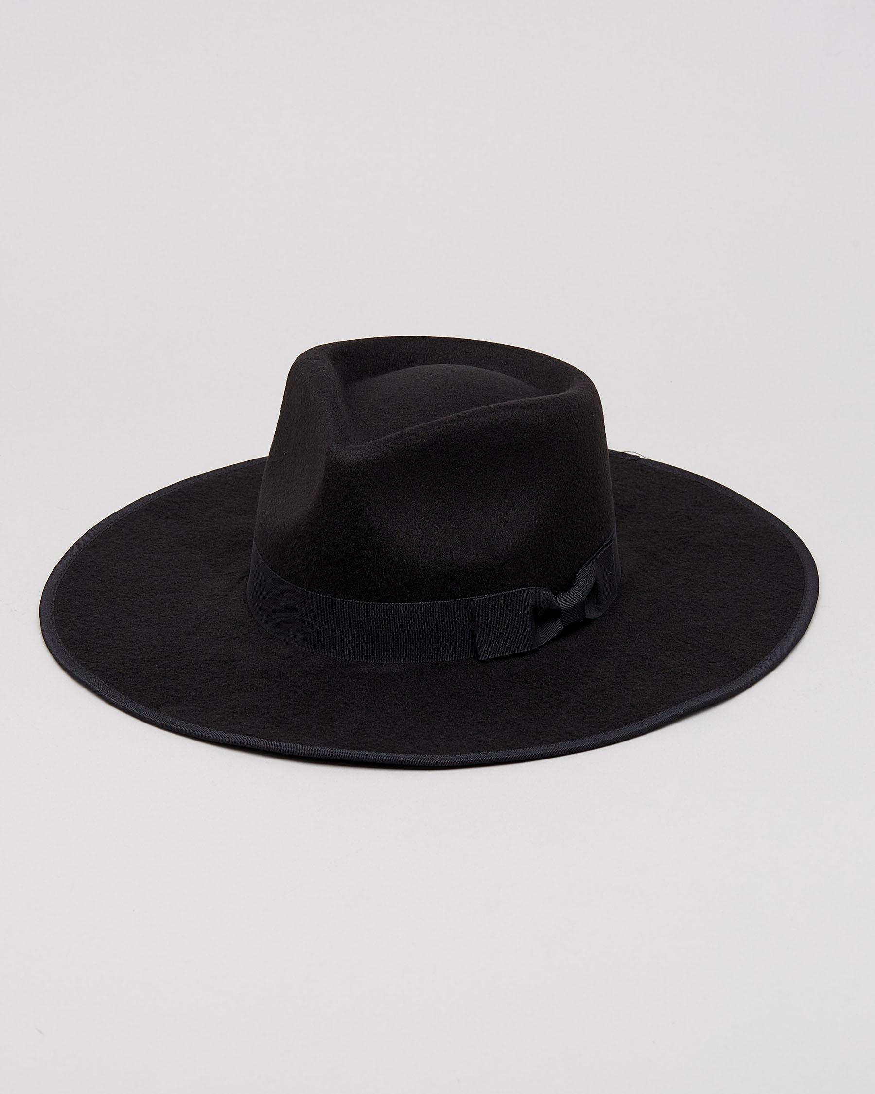 Mooloola Harry Wide Brim Felt Hat In 