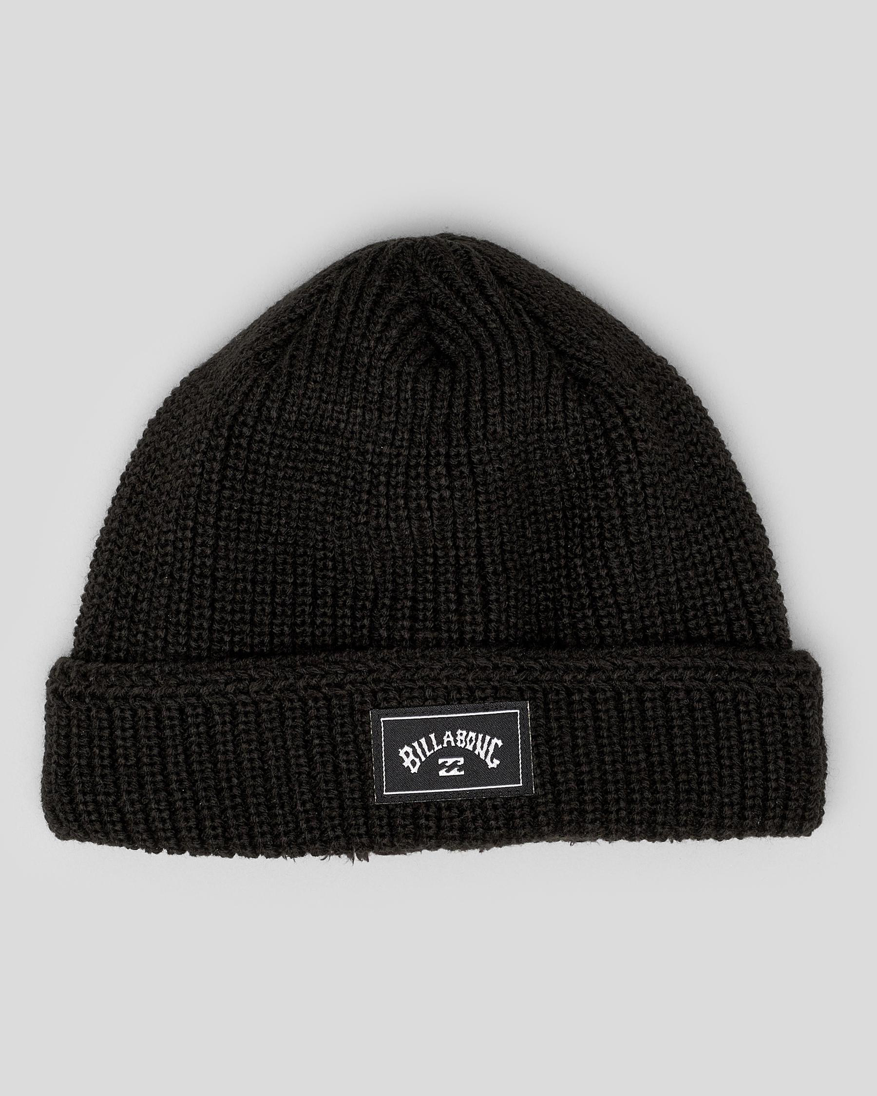 Billabong Mens Adiv Furnace Beanie (Black) main image 1