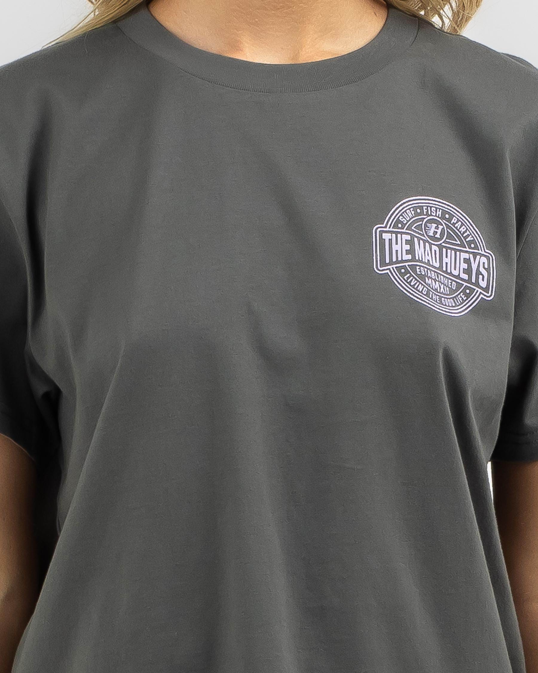 The Mad Hueys Hueys Life T-Shirt In Charcoal - Fast Shipping & Easy ...