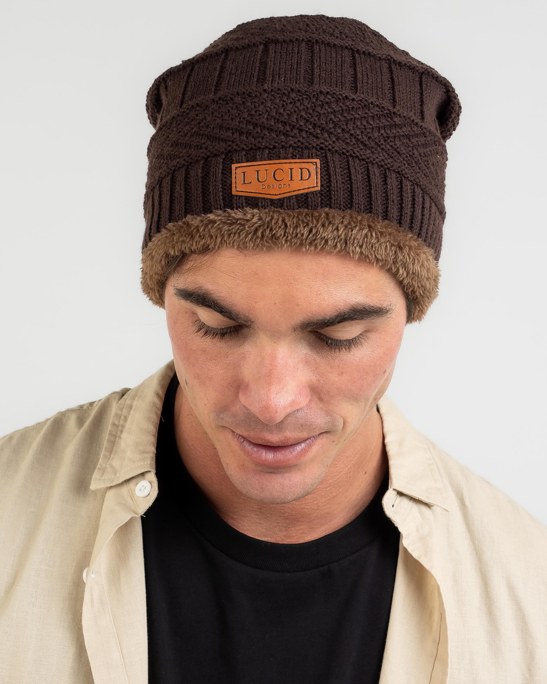Lucid Trapper Beanie In Chocolate Brown - FREE* Shipping & Easy Returns ...