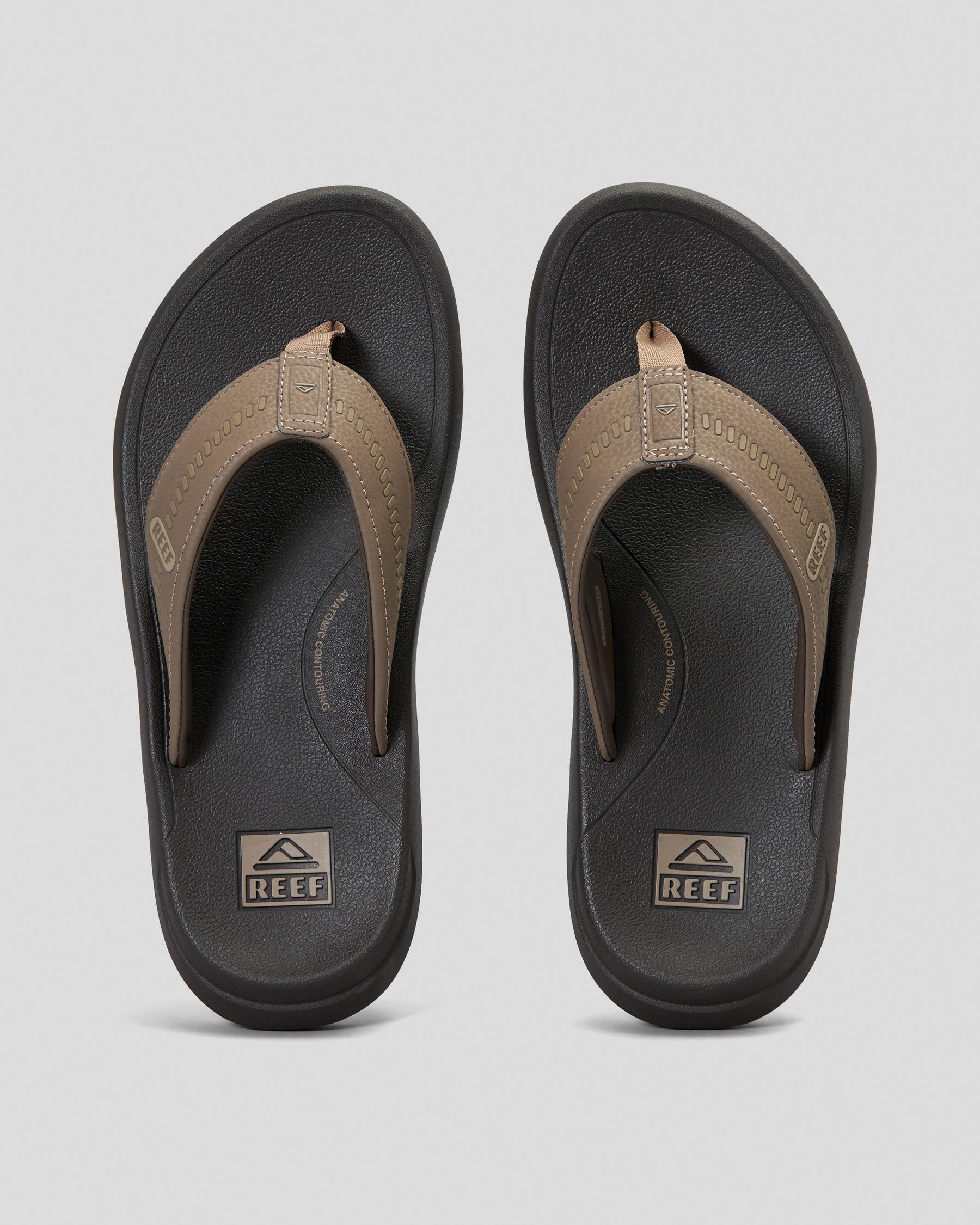 Reef Swellsole Cruiser Thongs In Brown/tan - Fast Shipping & Easy ...