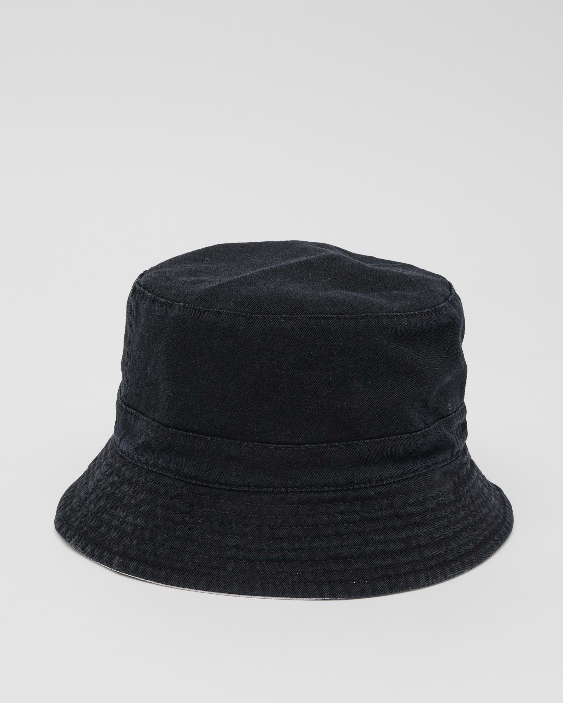 Shop Champion Reversible Bucket Hat In Black/white - Fast Shipping ...