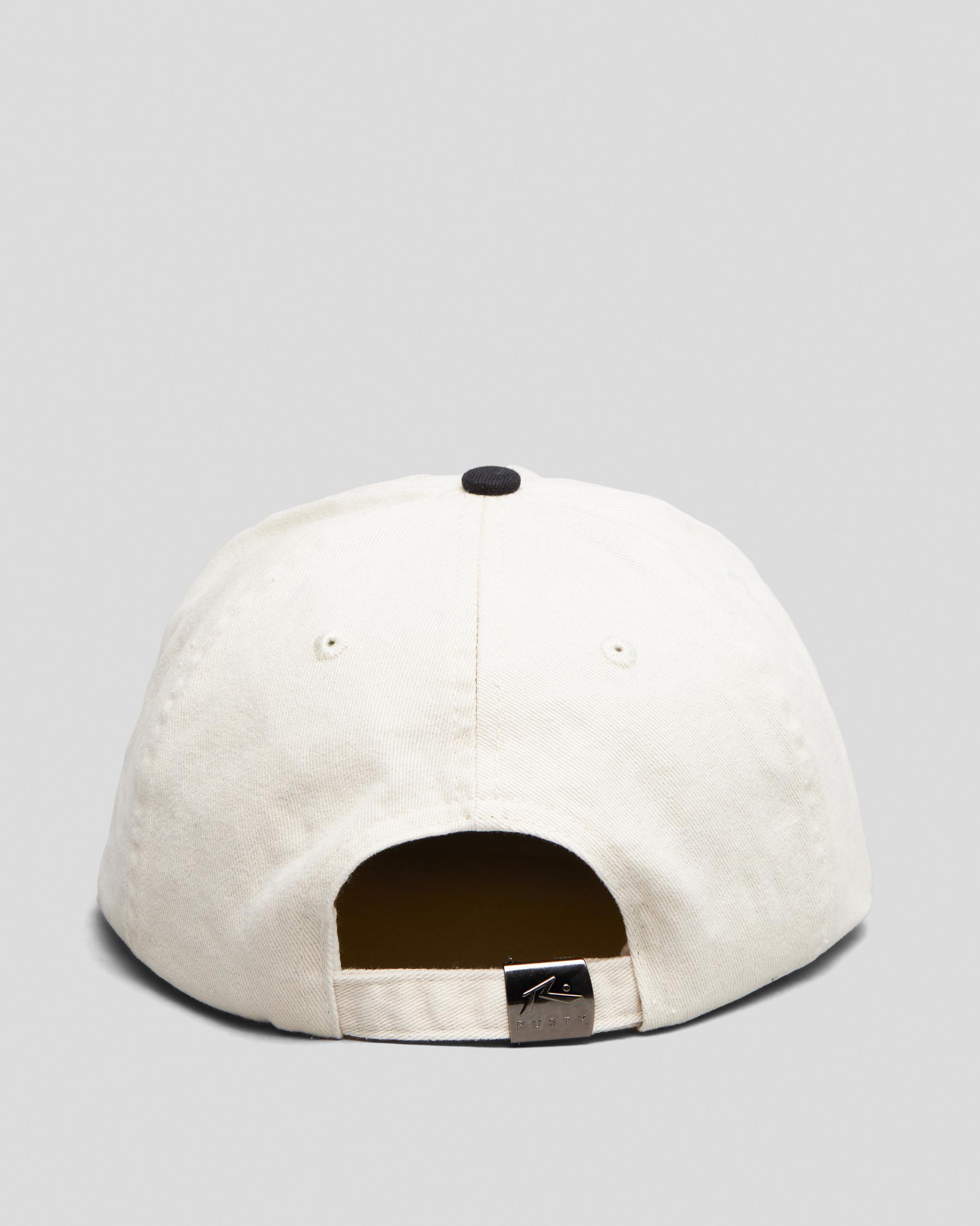 Shop Rusty Kick Flip Dad Cap In Black Fast Shipping & Easy Returns