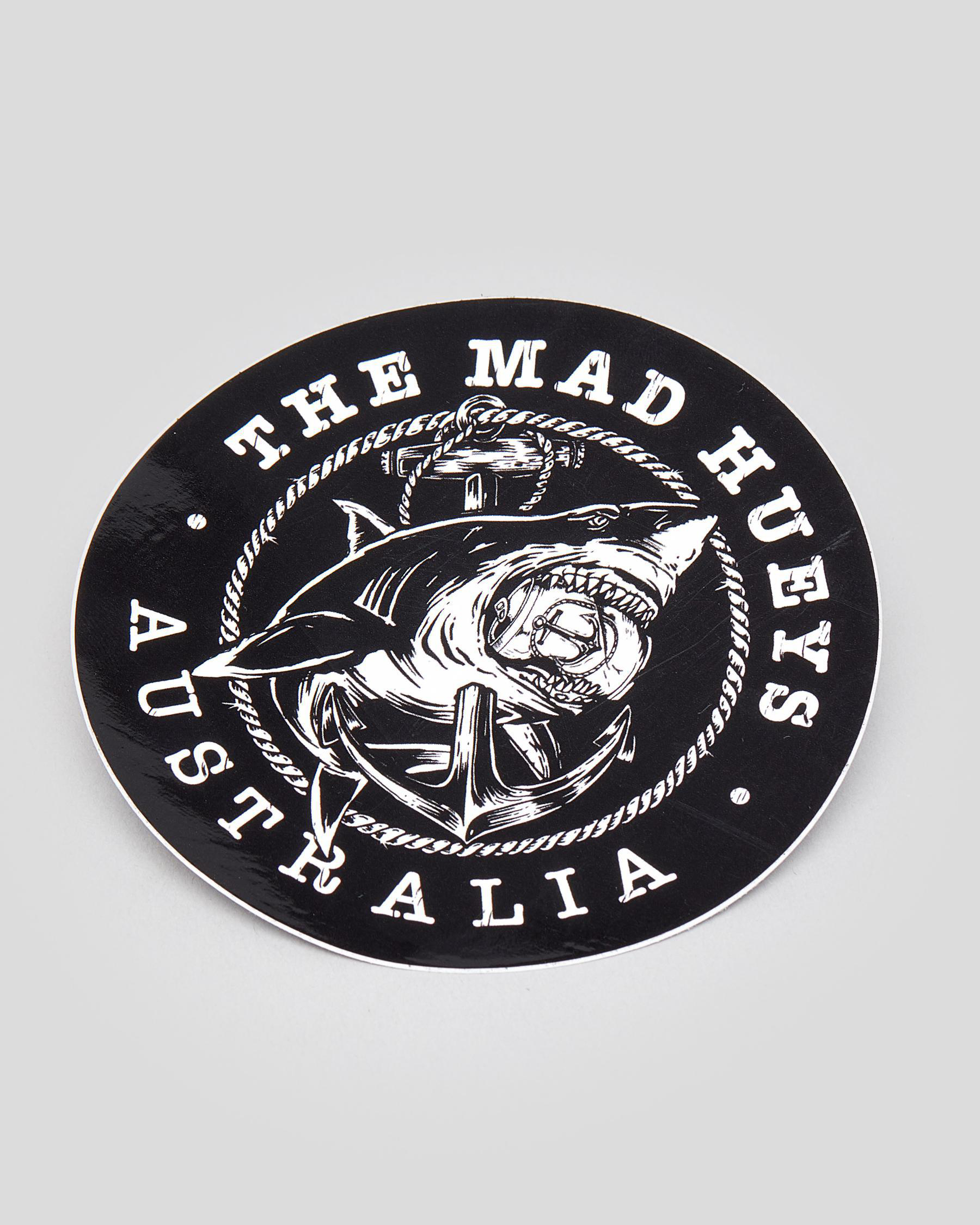 The Mad Hueys Mad Anchor Sticker In Black - FREE* Shipping & Easy