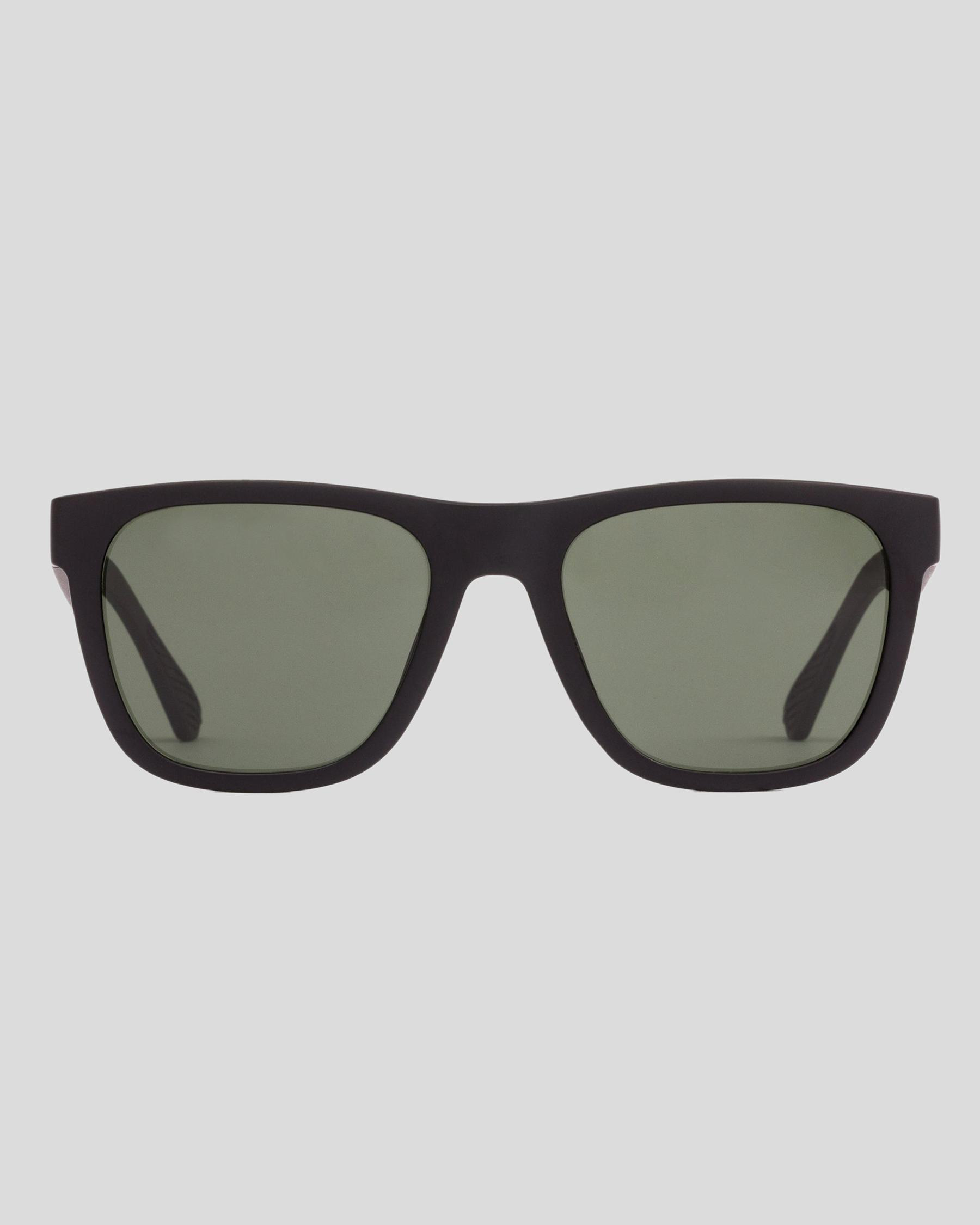 Shop Otis Strike Sunglasses In Matte Black/grey Fast Shipping & Easy
