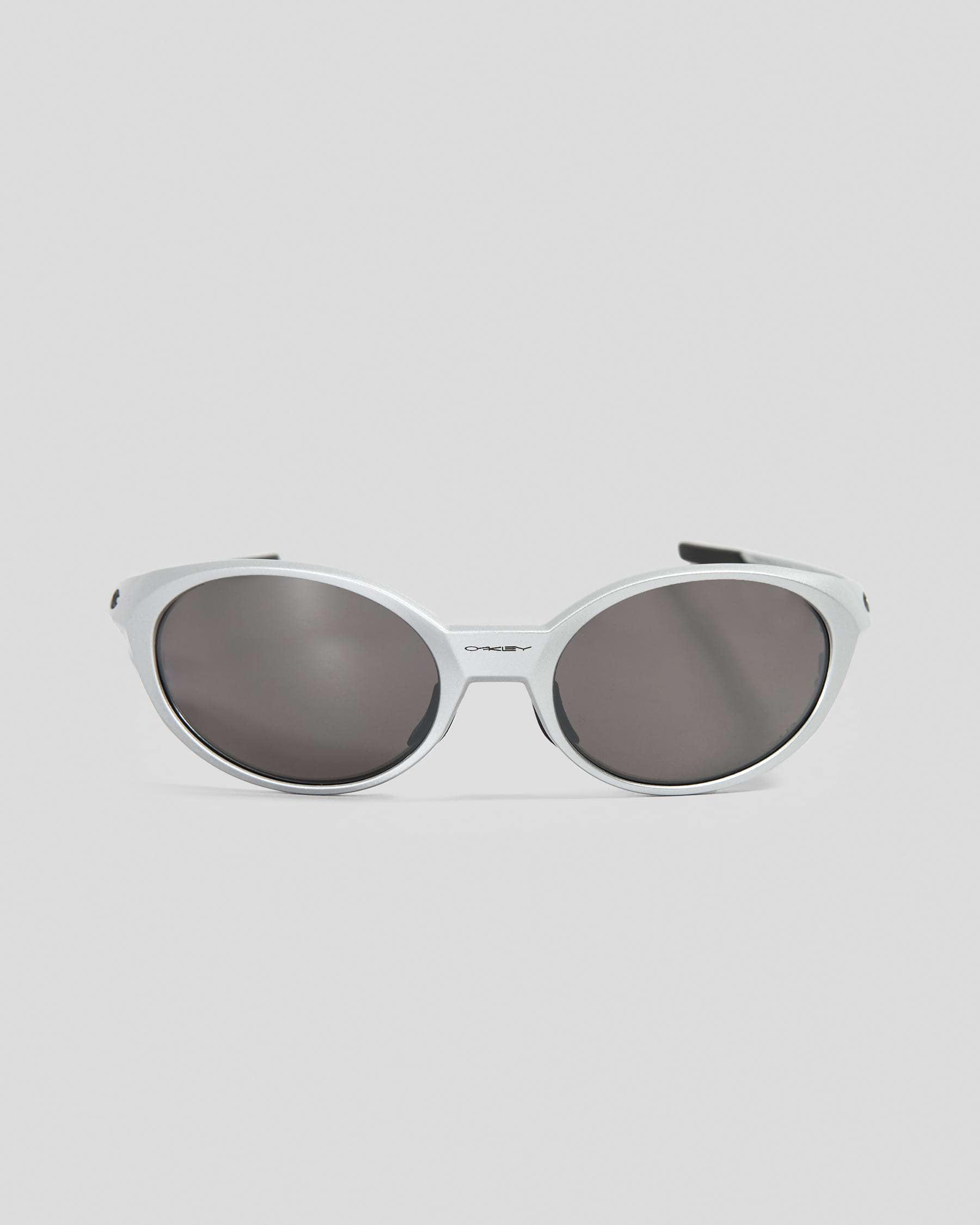 Shop Oakley Eye Jacket Redux Sunglasses In Silver/prizm Black Polar