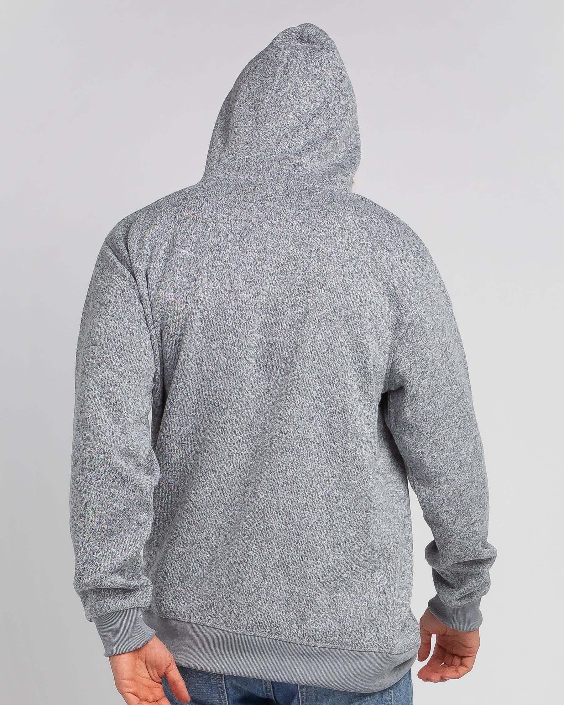 Shop Rip Curl Crescent Hoodie In Grey Marle - Fast Shipping & Easy ...
