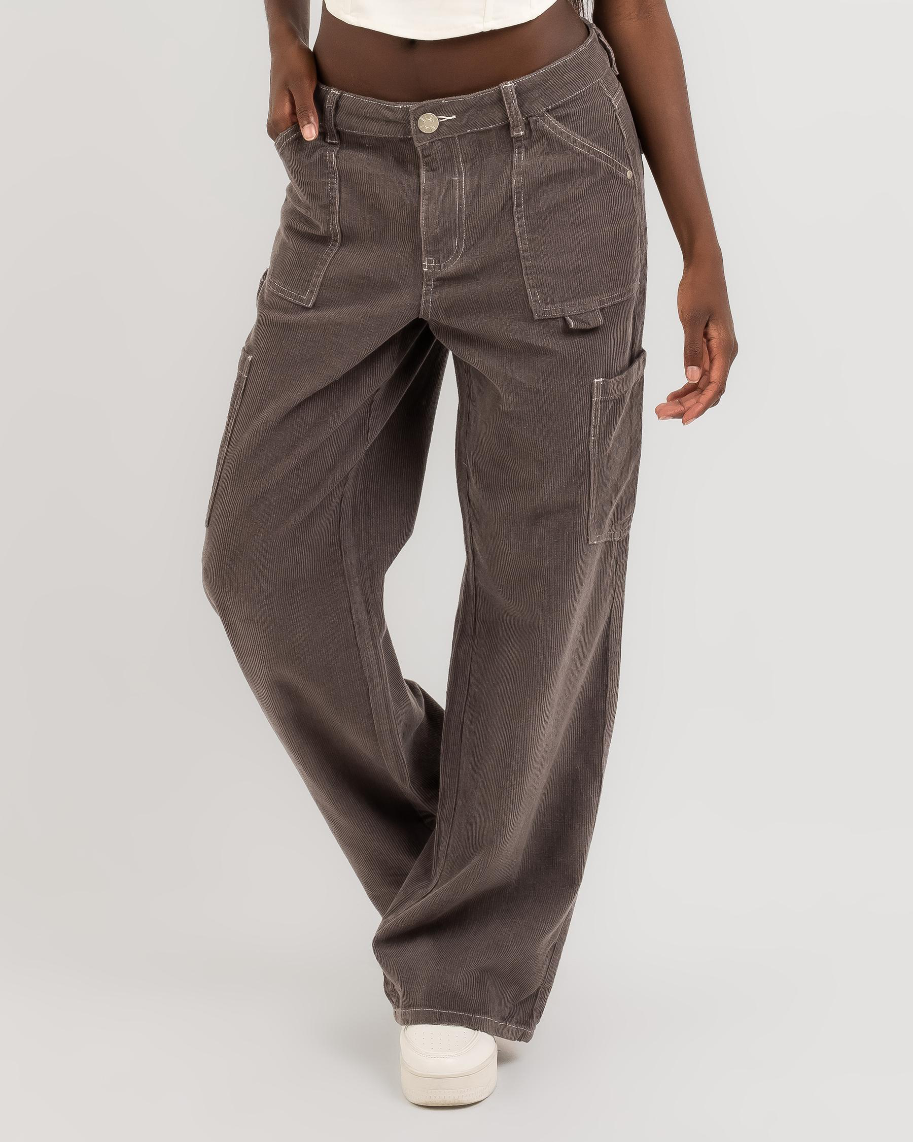 Shop DESU Jezzy Pants In Grey Fast Shipping & Easy Returns City