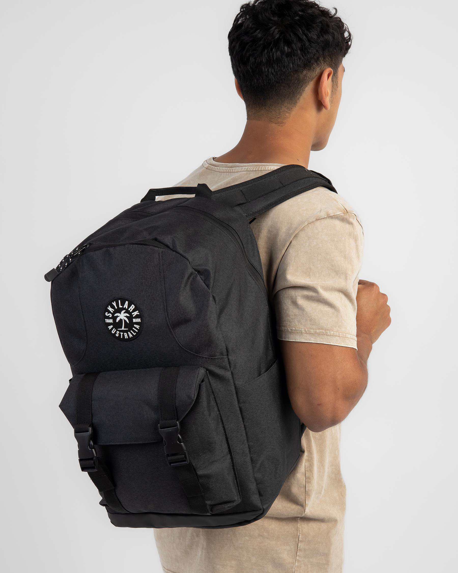 Shop Skylark Flip Side Backpack In Black Heather Fast Shipping & Easy