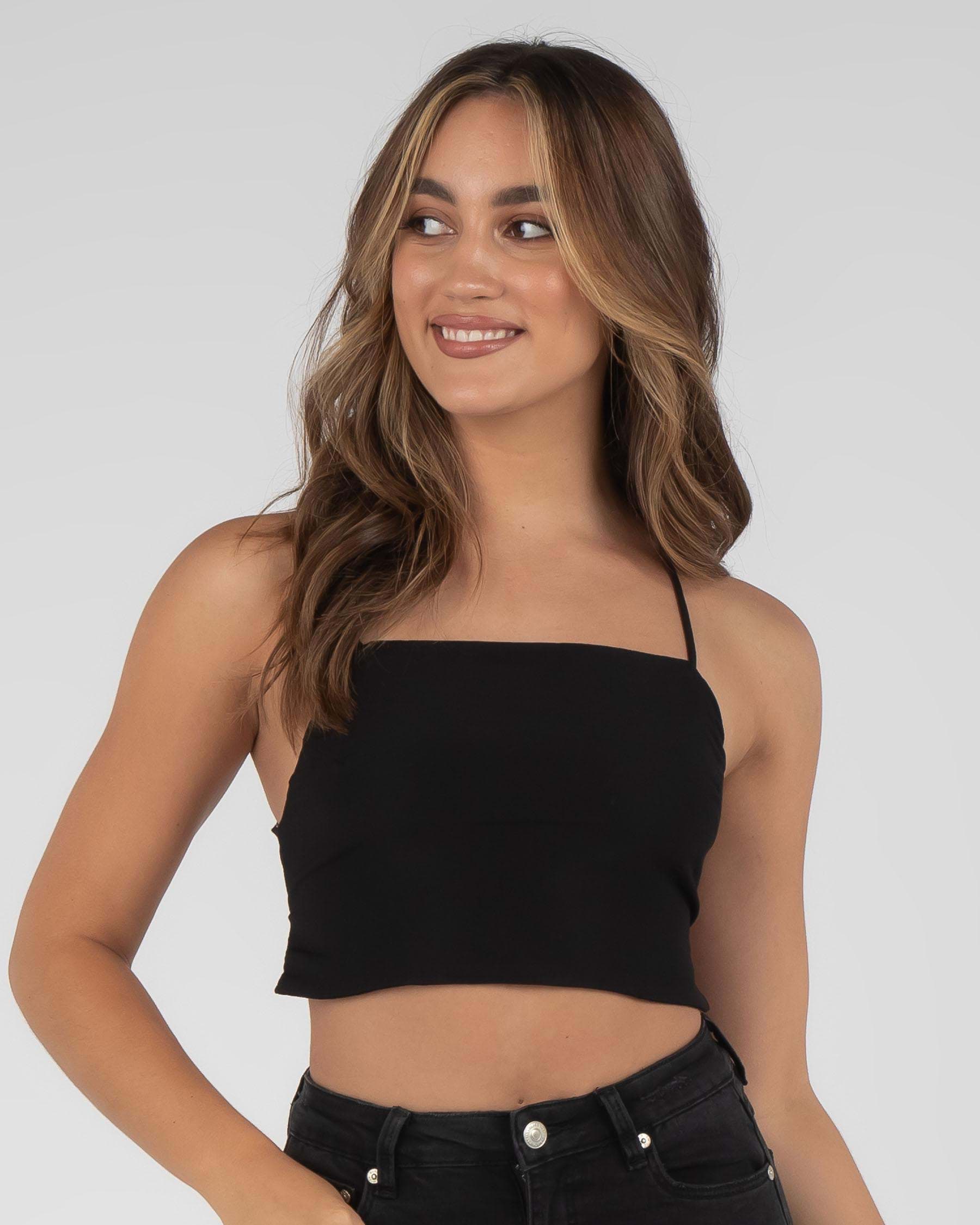 Ava And Ever Ivy Top In Black - Fast Shipping & Easy Returns - City ...