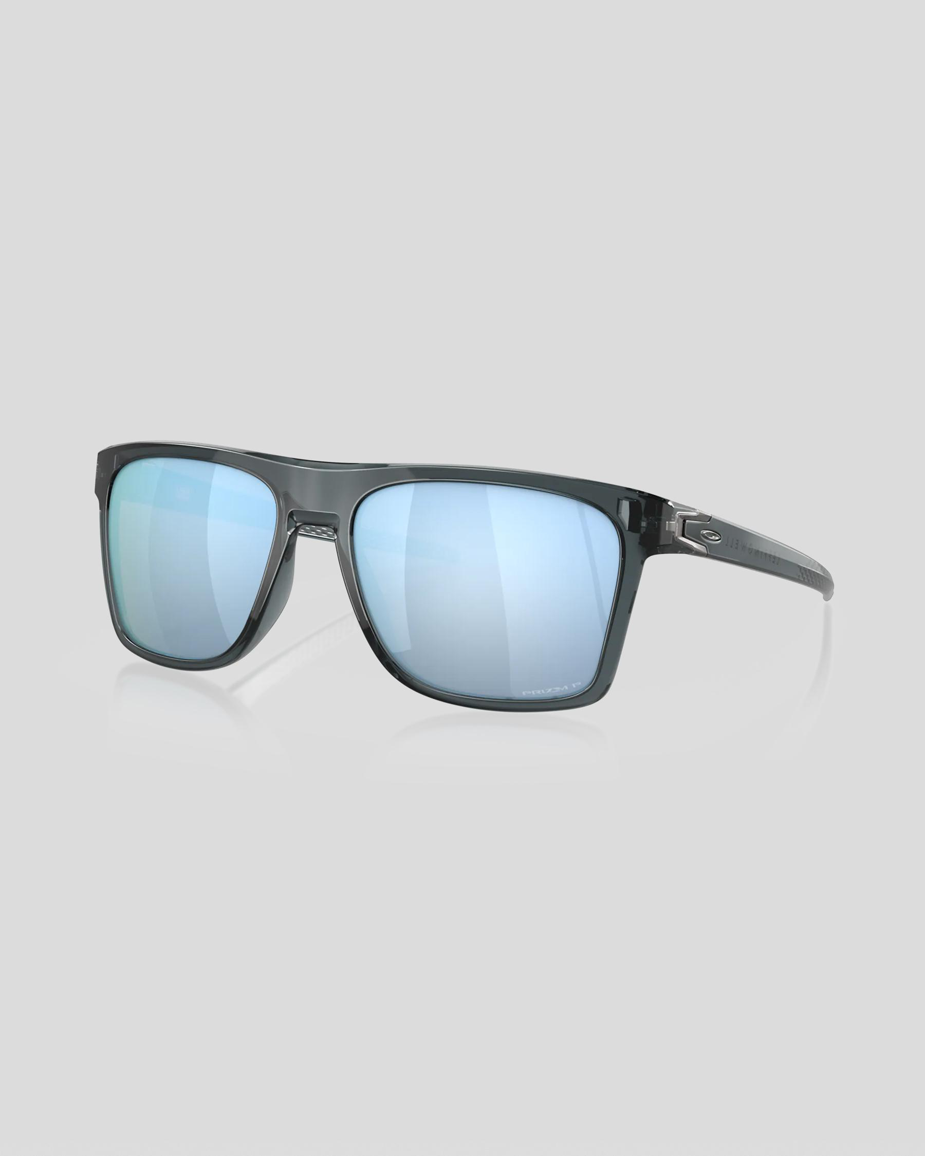 Oakley Leffingwell Prizm Sunglasses In Crystal Black W/ Prizm Deep