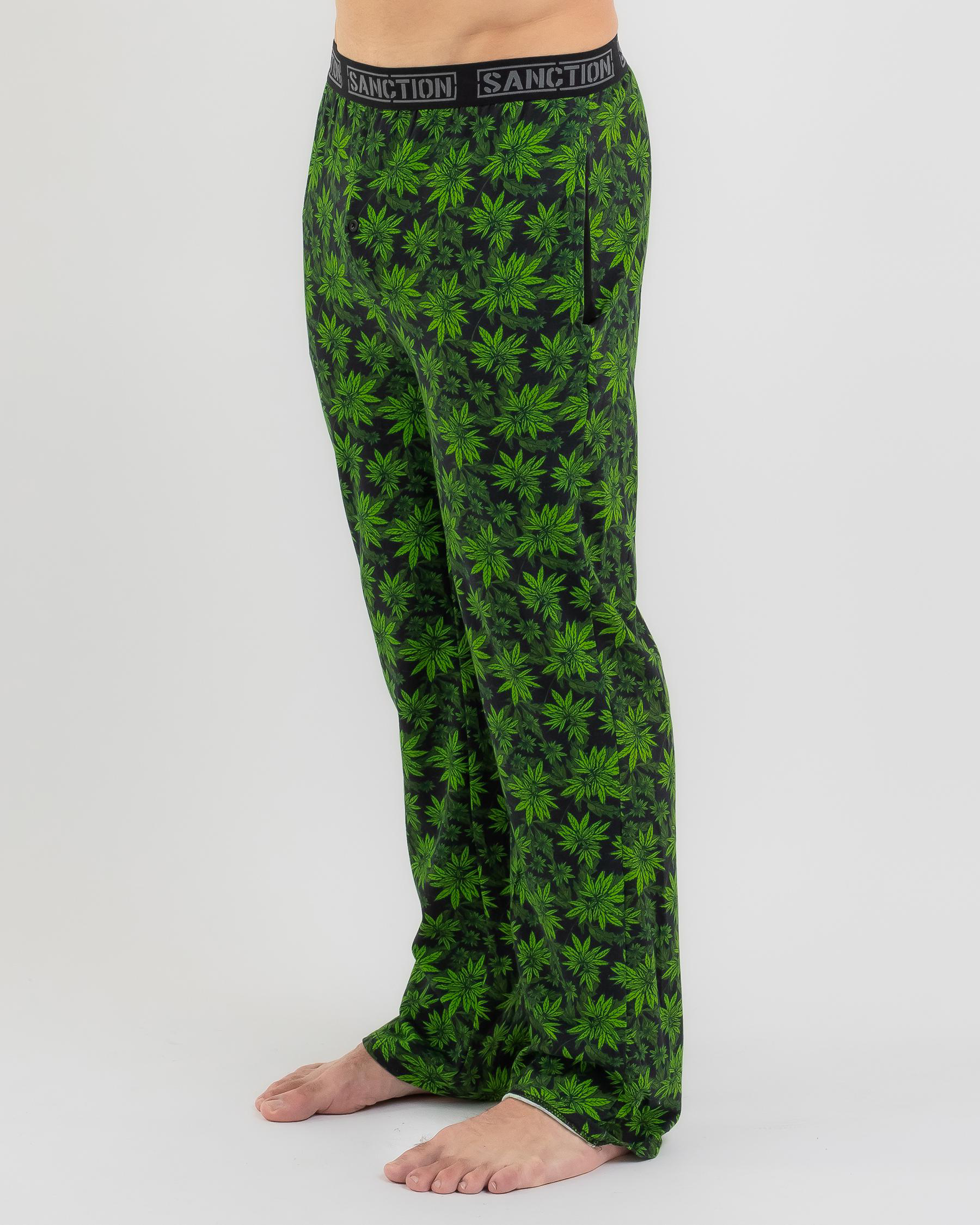 Shop Sanction Buddy Pyjama Pants In Green Fast Shipping And Easy Returns City Beach Australia