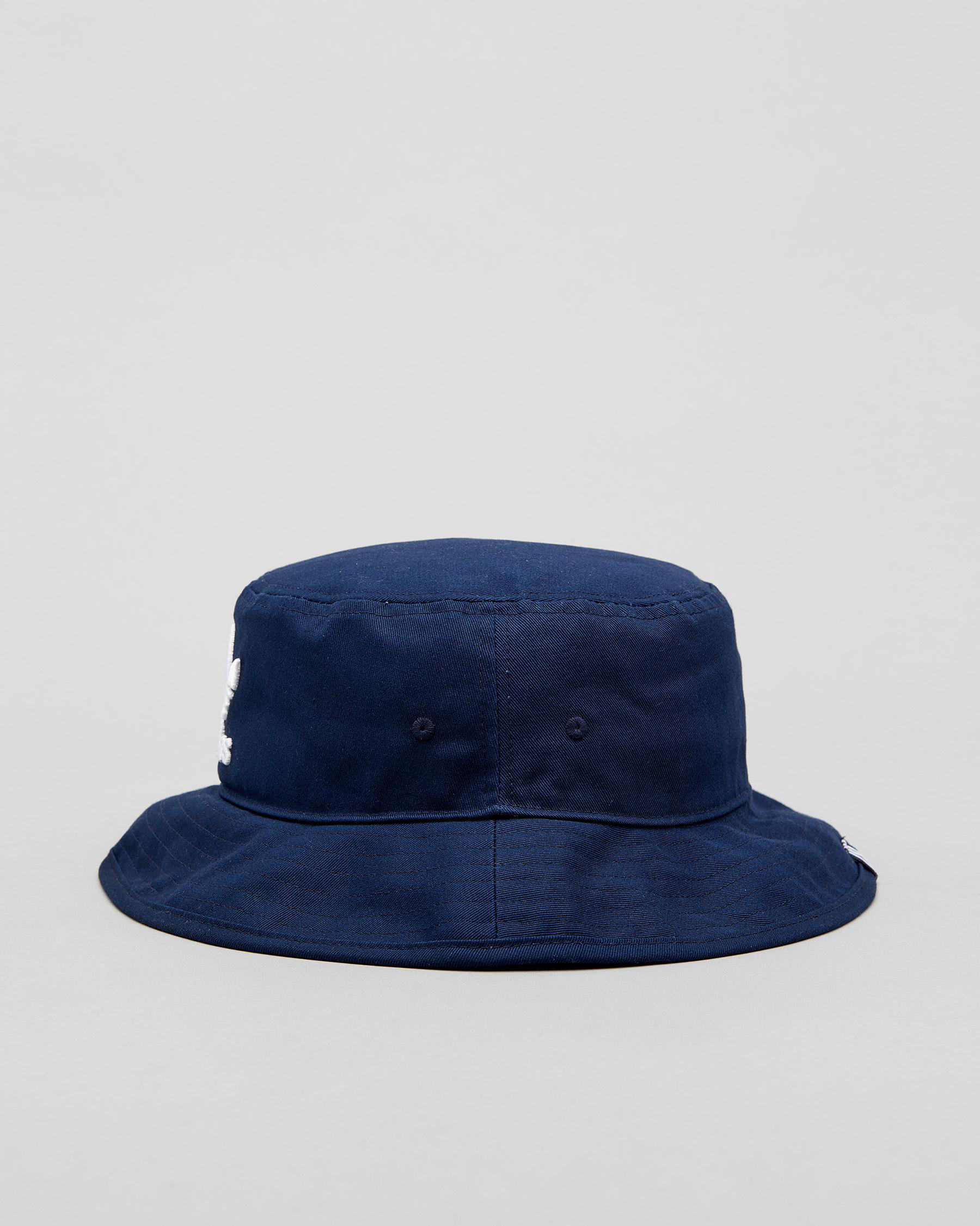 Shop adidas Trefoil Bucket Hat In Collegiate Navy - Fast Shipping