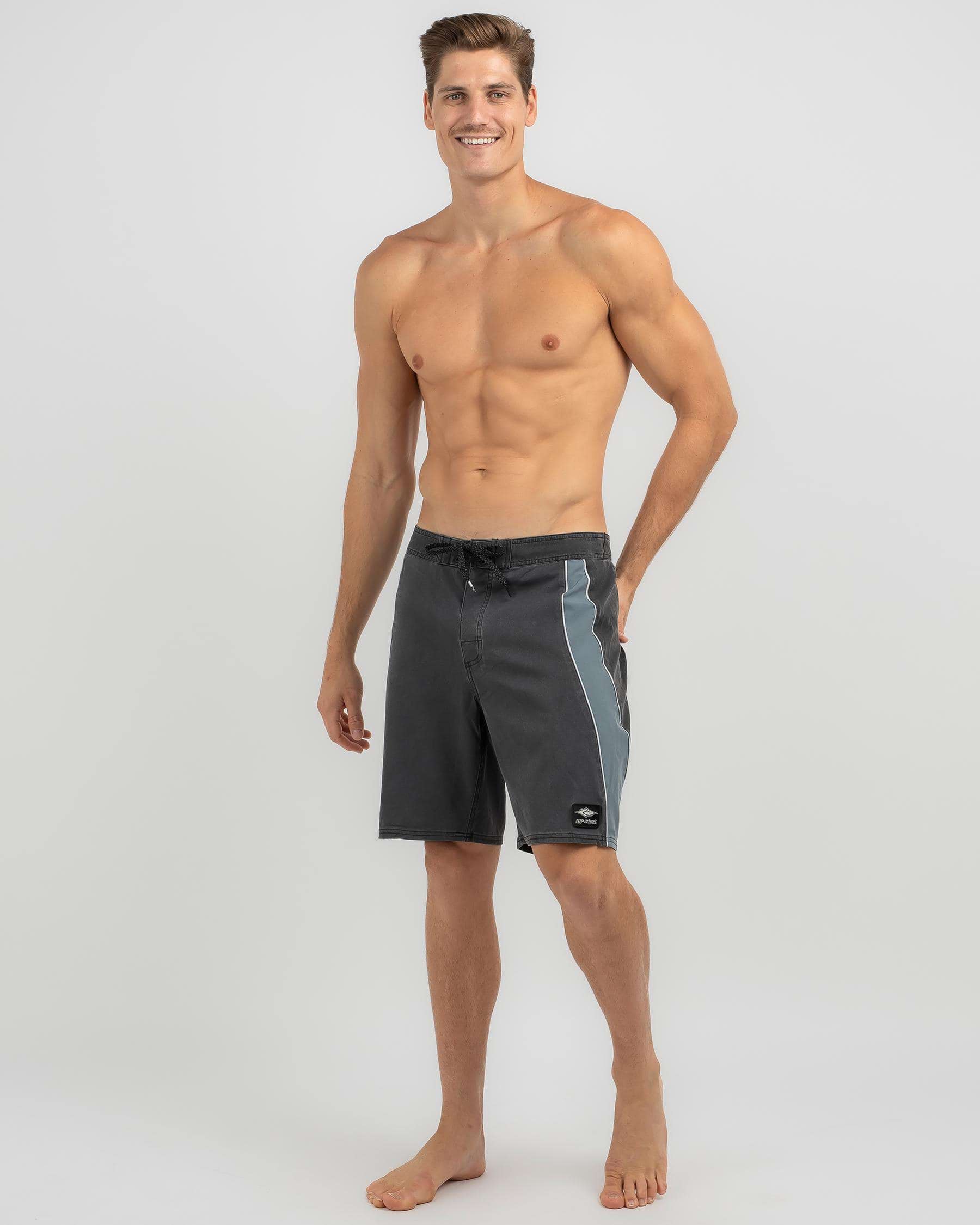 Rip Curl Mirage Giant Prawn Icon Board Shorts In Black - Fast Shipping ...