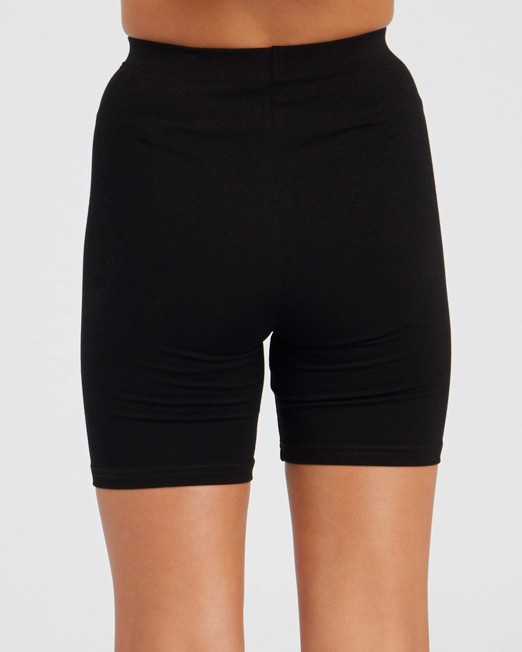 Shop Ava And Ever Girls' Kardashian Bike Shorts In Black Fast