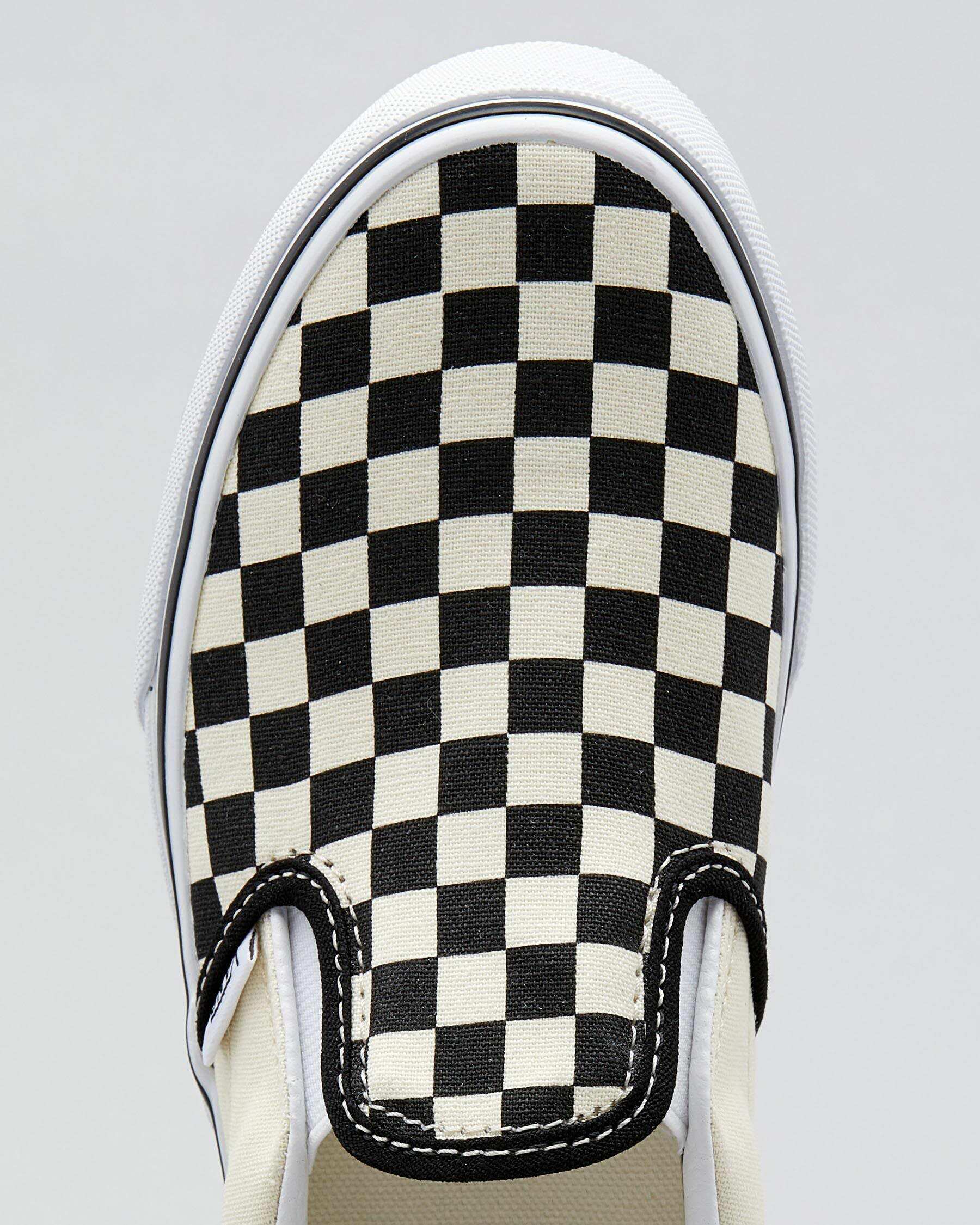 Shop Vans Boys' CSO Shoes In (Checkerboard) Black/white - Fast Shipping ...
