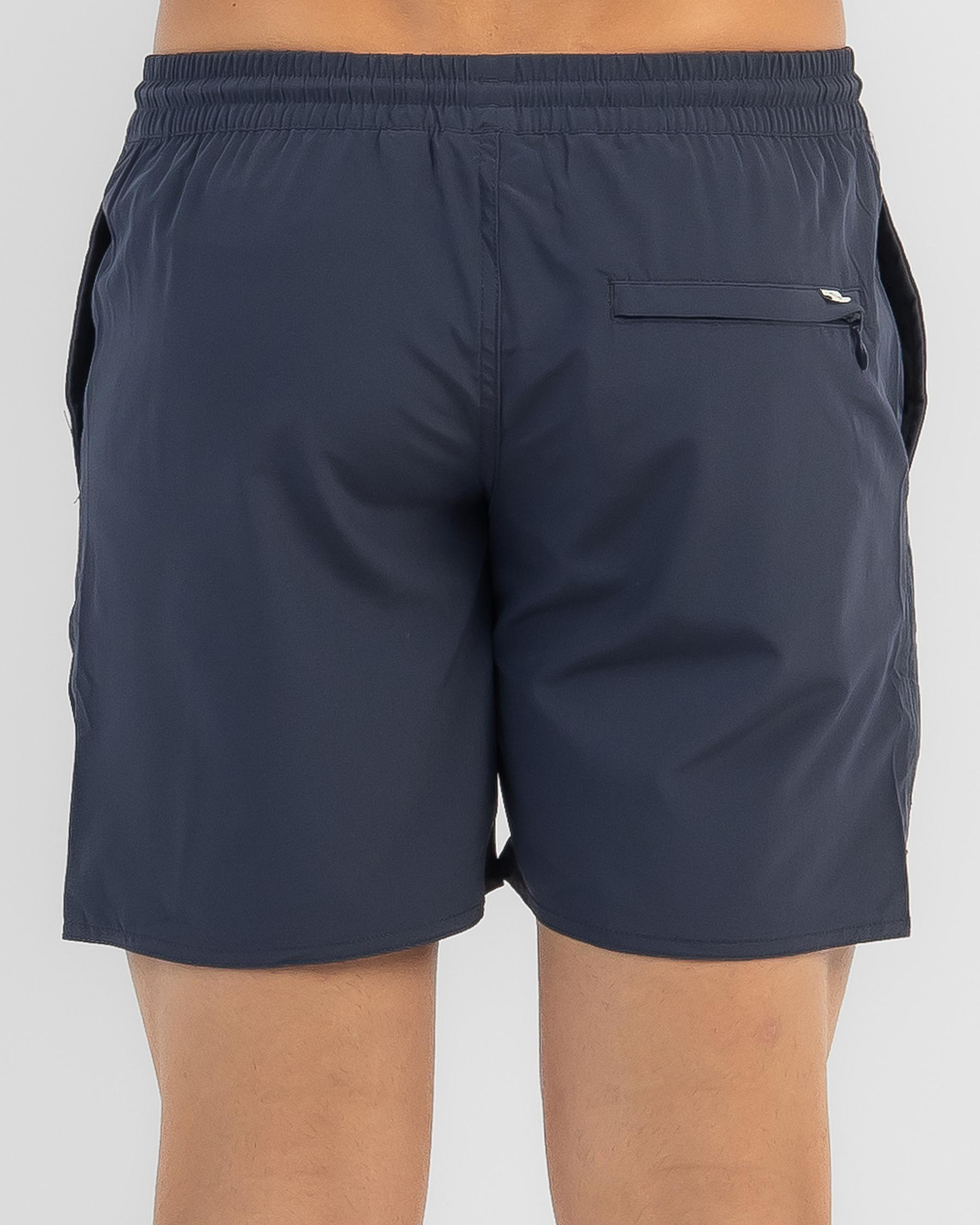 Shop Rhythm Classic Beach Shorts In Worn Navy Fast Shipping & Easy