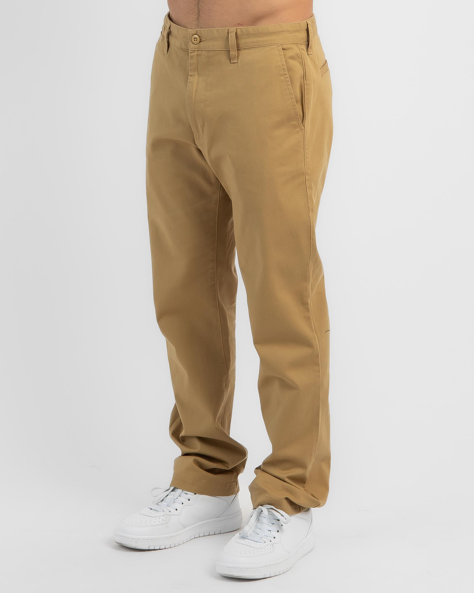DC Shoes Worker Chino Pants In Incense - Fast Shipping & Easy Returns ...