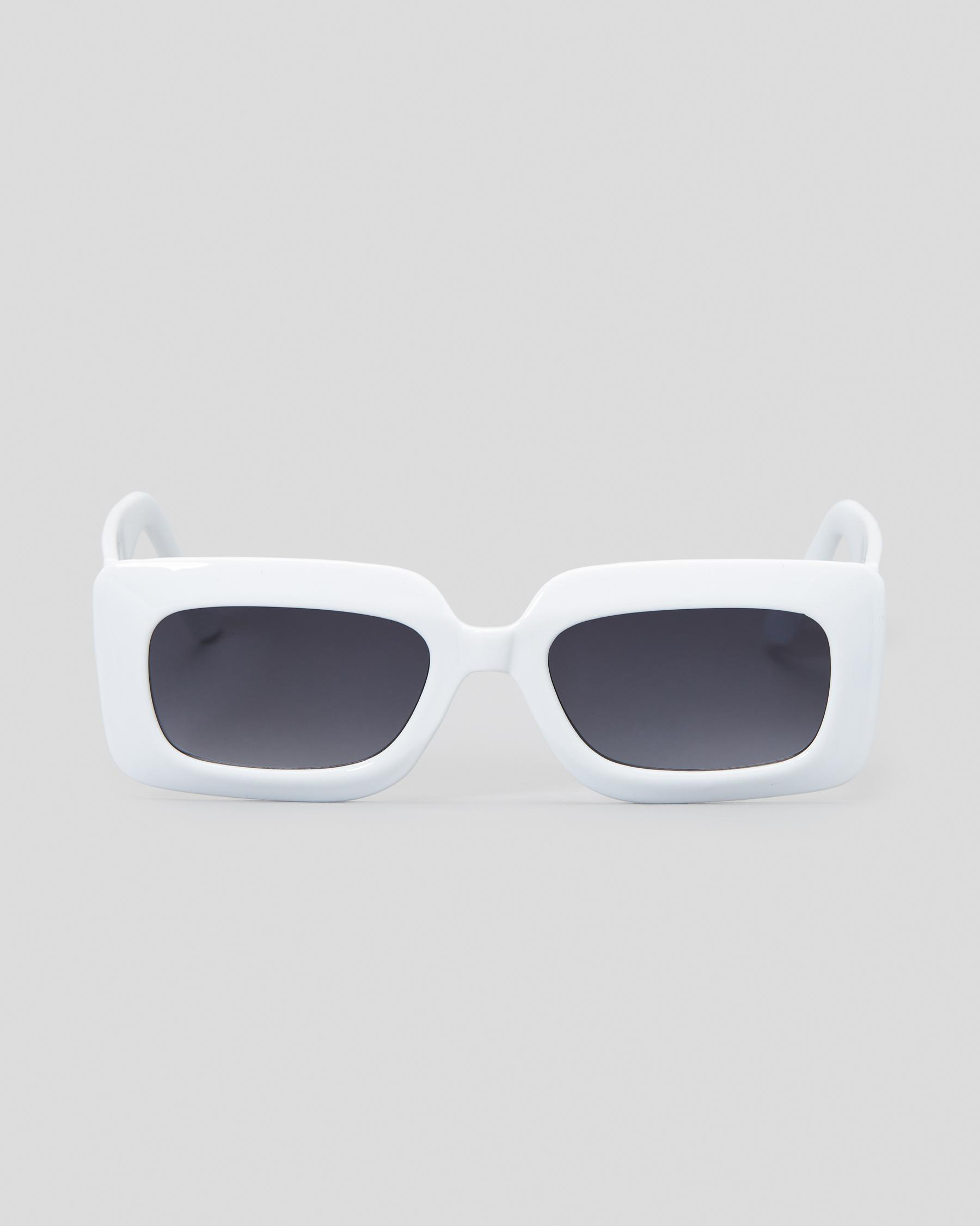 Indie Eyewear Hamilton Sunglasses In White/smoke FREE* Shipping