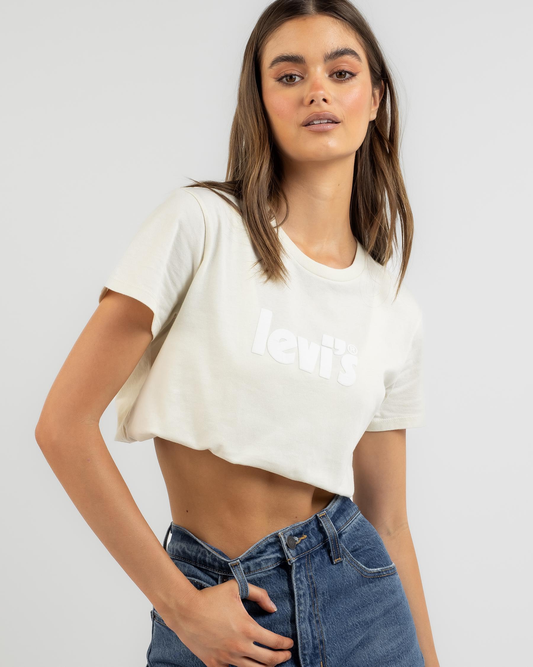 Levi's The Perfect T-Shirt In Tofu - Fast Shipping & Easy Returns ...