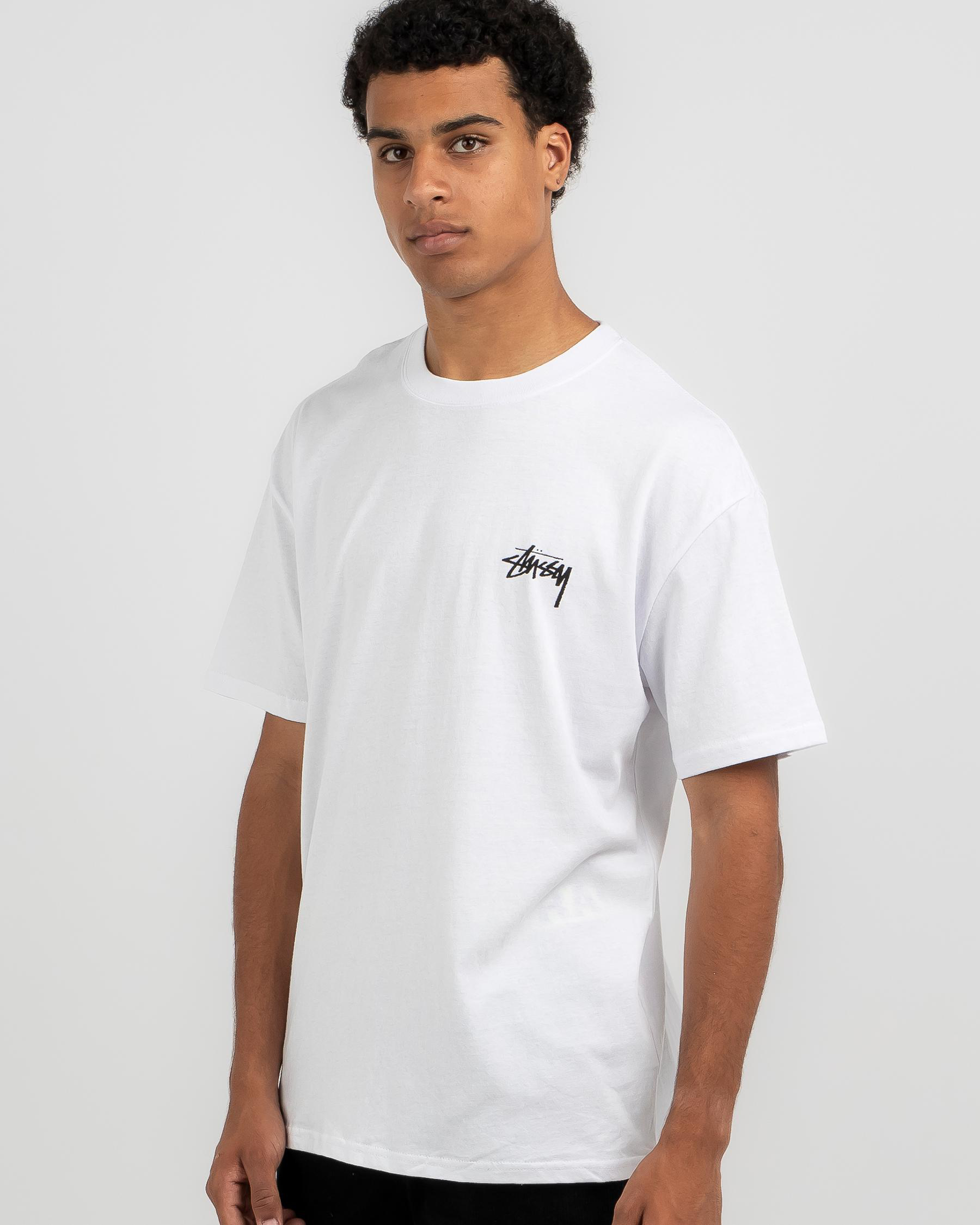 Shop Stussy Ace T-Shirt In White - Fast Shipping & Easy Returns - City ...