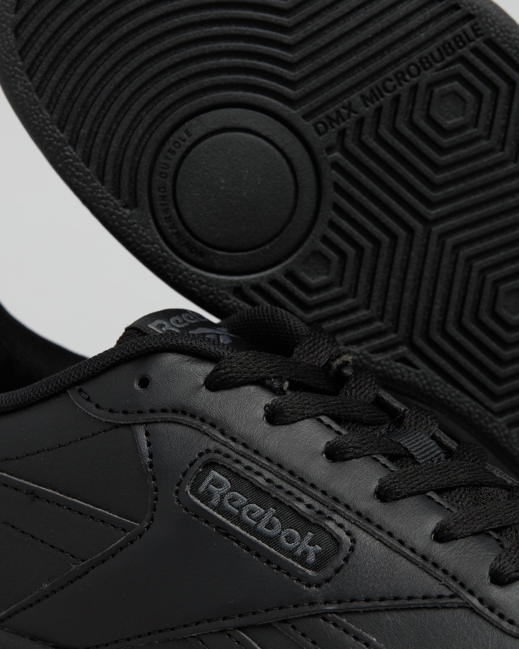 Reebok Womens Court Advance Shoes In Core Black/pure Grey 7/core Black ...