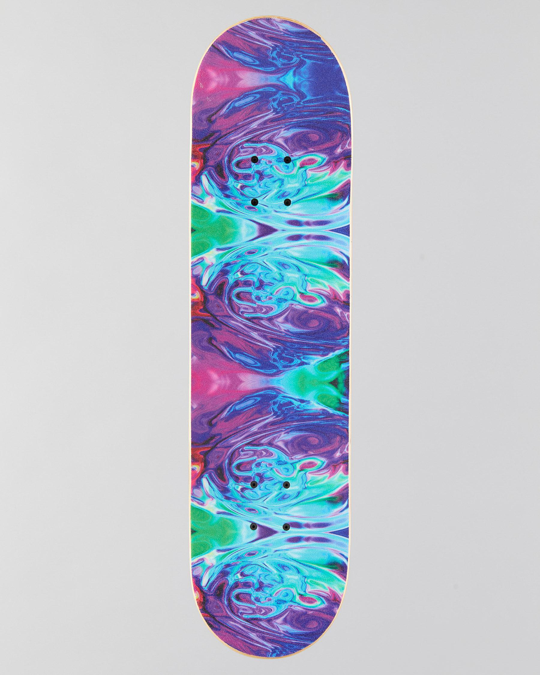 Shop Sanction Infinity Complete Skateboard In Multi Fast Shipping