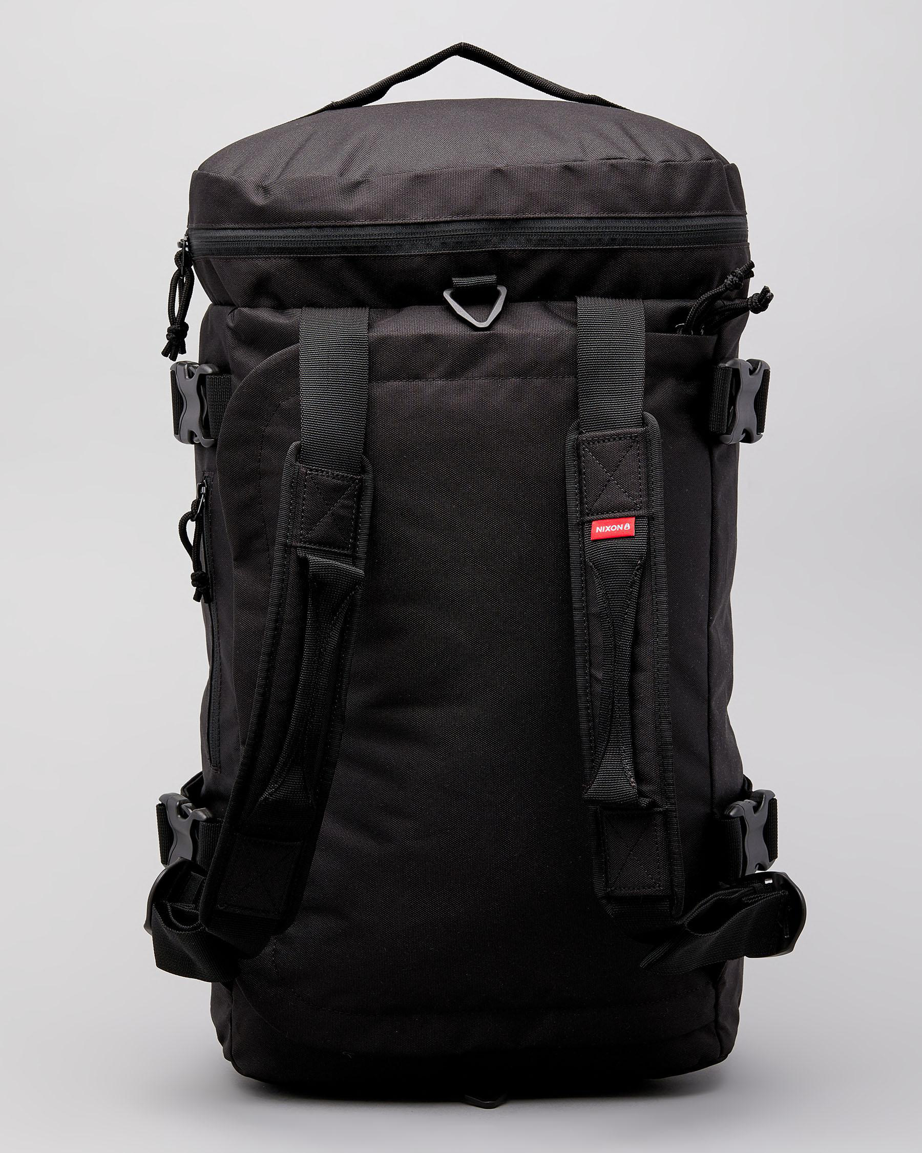 Shop Nixon Escape 45L Duffle Bag In Black Fast Shipping & Easy