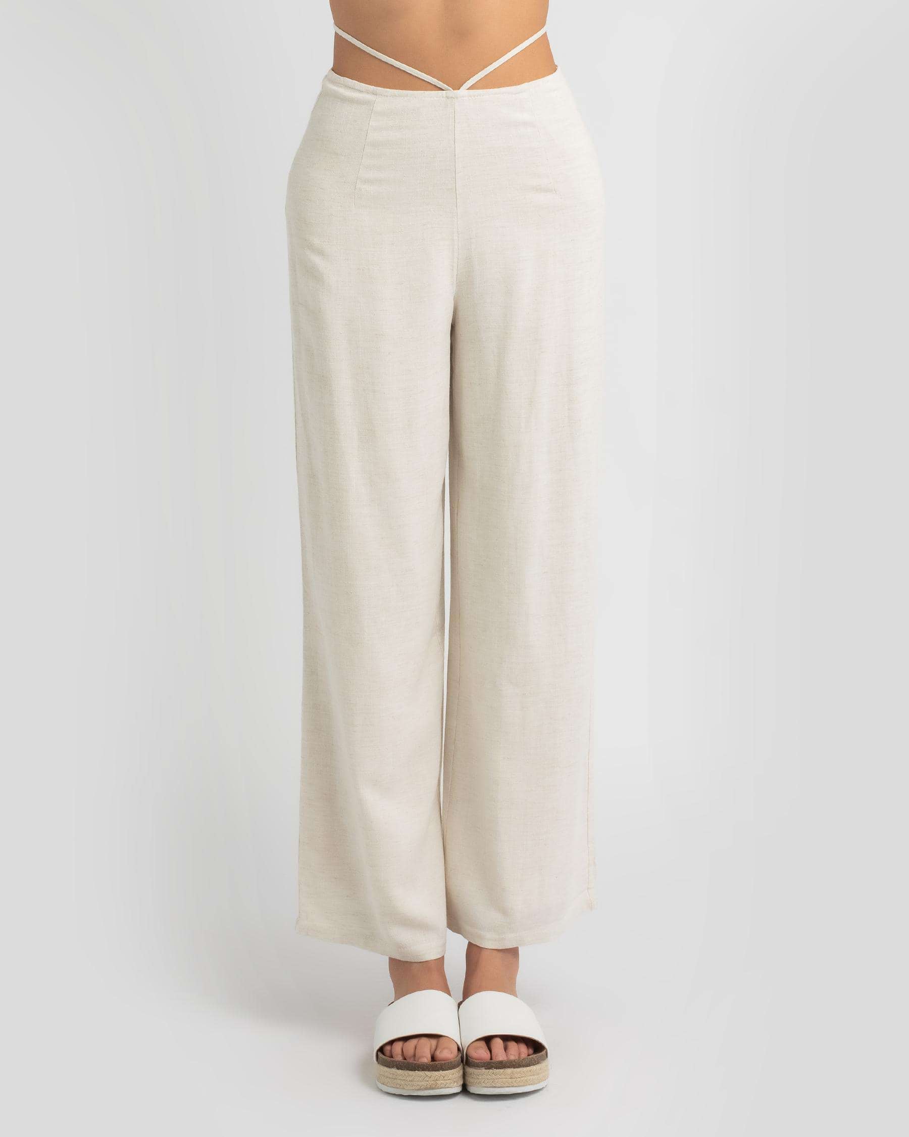 Ava And Ever Vixon Pants In Natural - Fast Shipping & Easy Returns ...