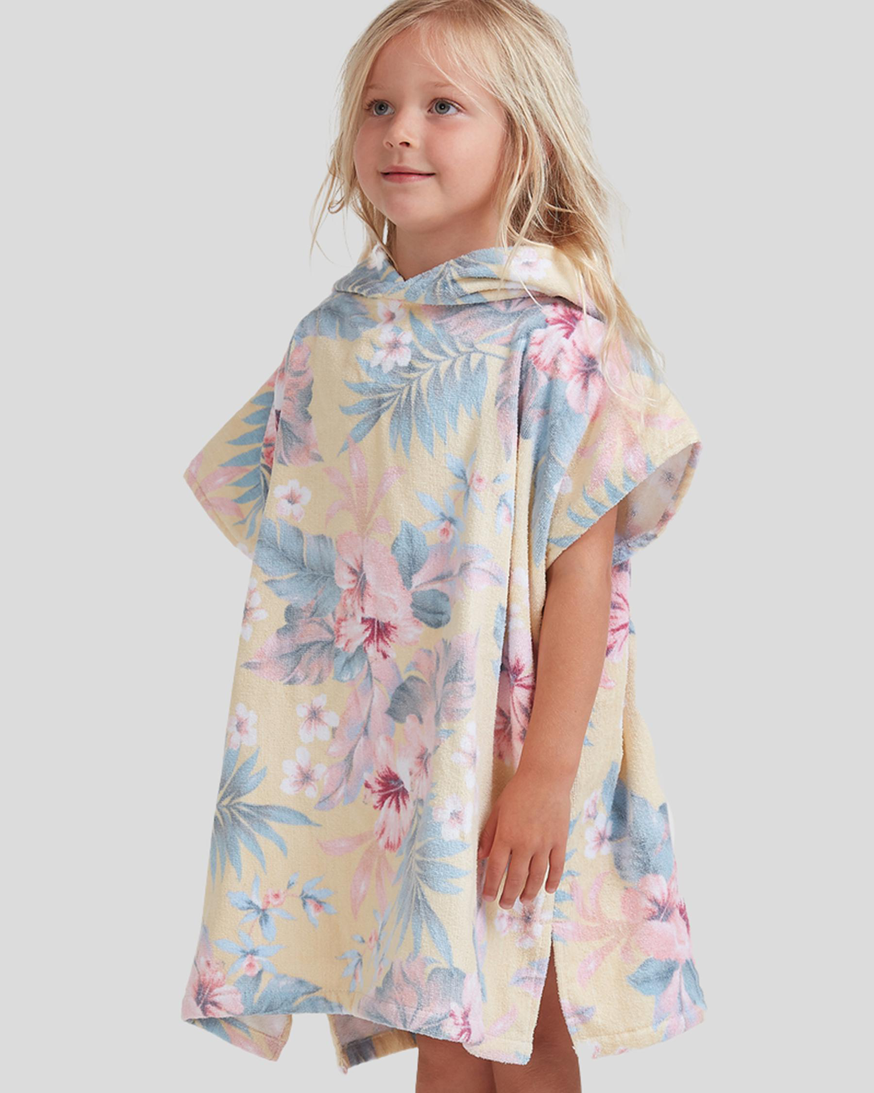 Shop Billabong Island Dream Hooded Towel In Yellow Fast Shipping