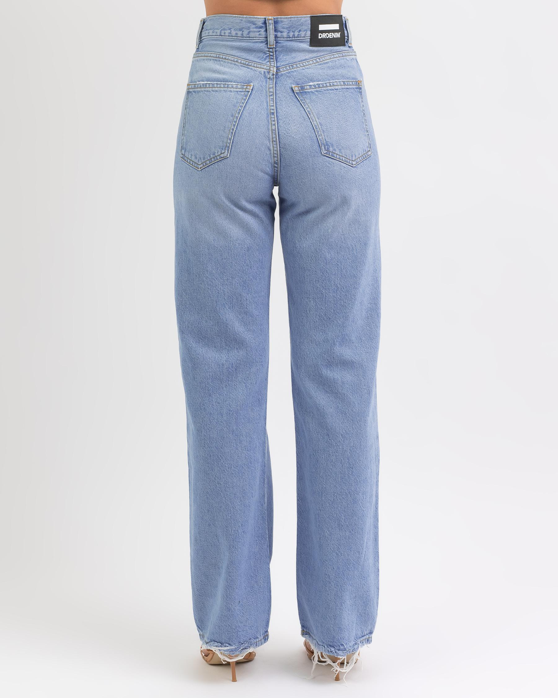 DR DENIM Echo Jeans Empress Sky Blue Rip