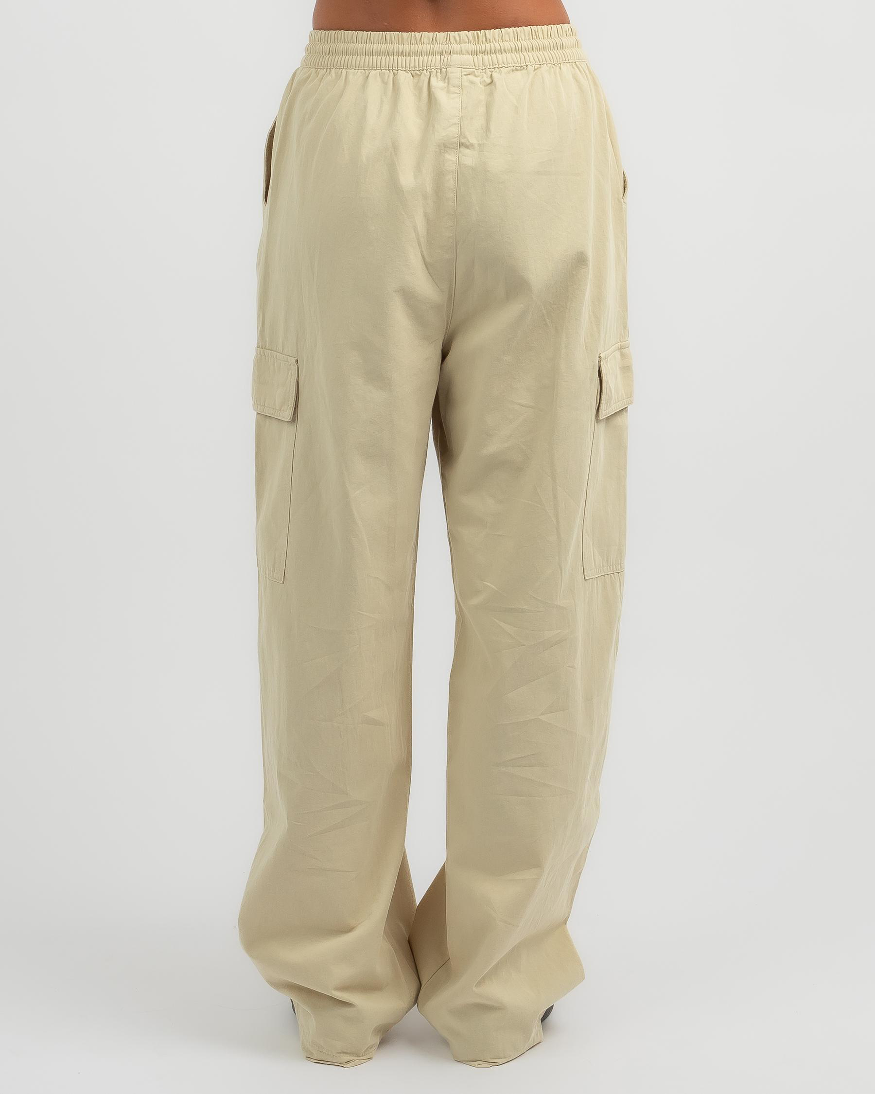 Stussy Drew Cargo Beach Pant In Oatmeal Fast Shipping & Easy Returns