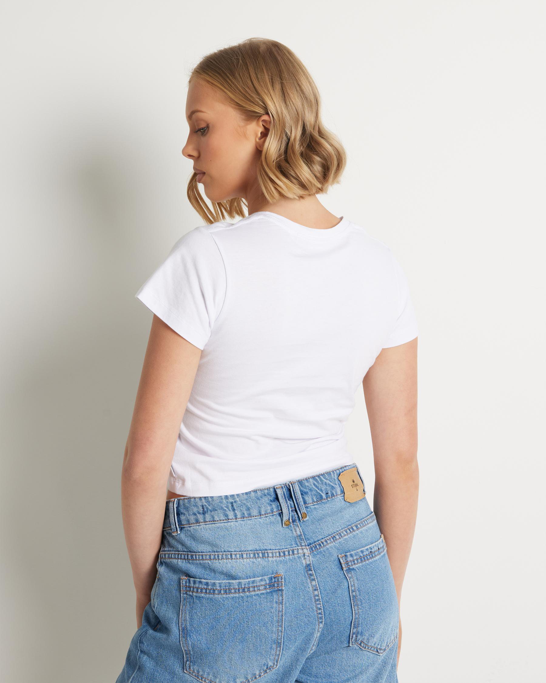 AFENDS Womens Carmen - Baby Tee - Black