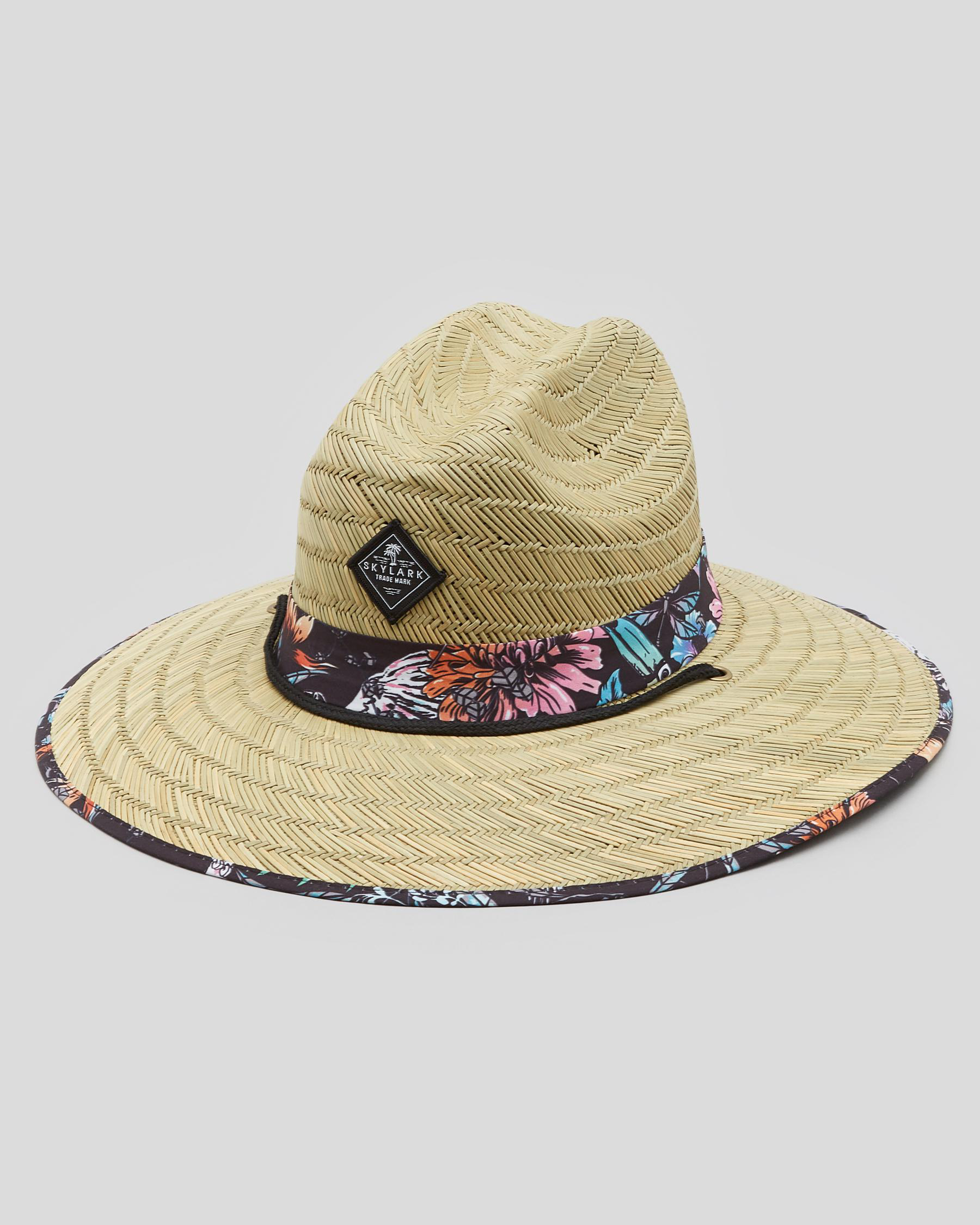 Skylark Province Straw Hat In Black 