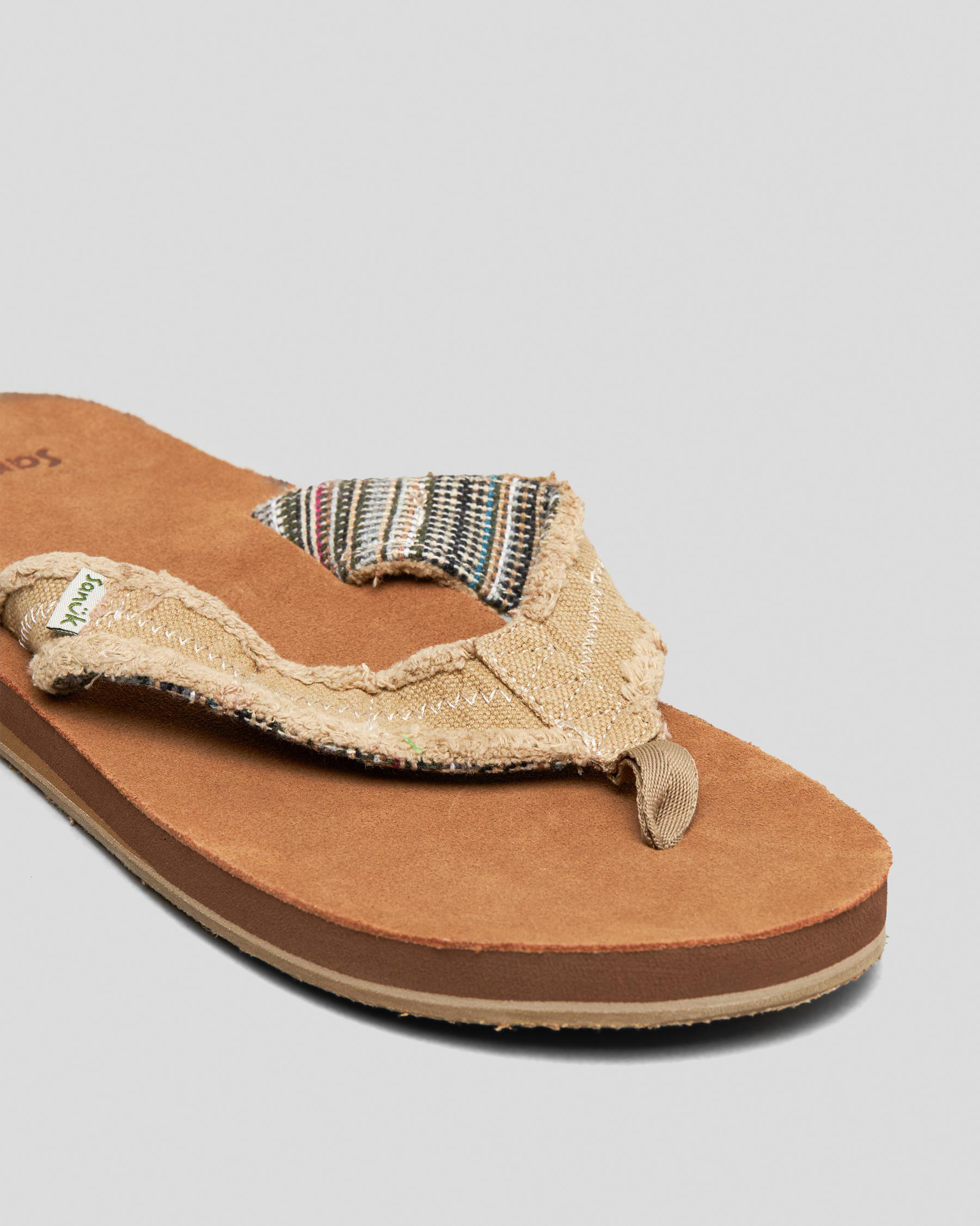 Shop SANUK Fraid Not Sandals In Natural - Fast Shipping & Easy Returns ...