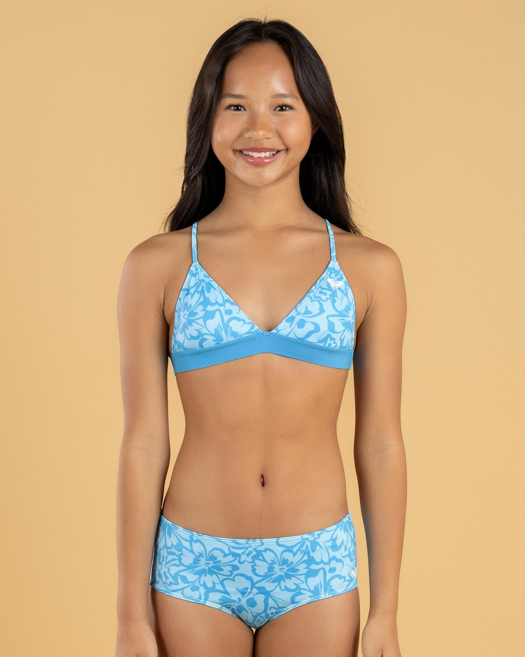 Roxy Bico Active RG Tri Bra Set - Coordinato Bikini E Top Per Bambina (Taglie 0-24 Mesi)
