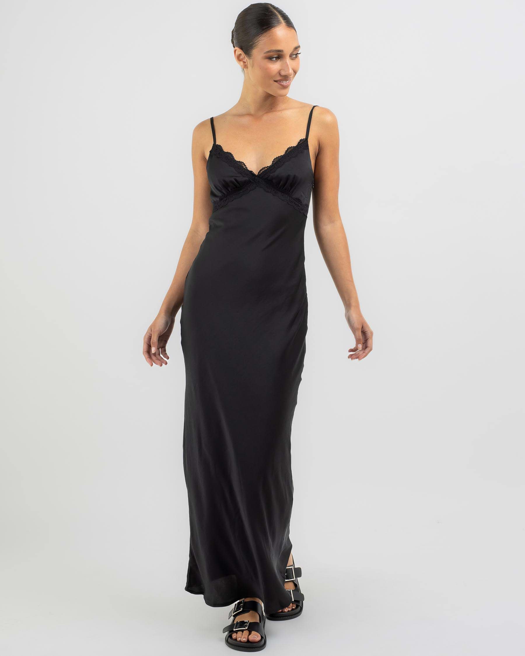 Shop Ava And Ever Aurelia Maxi Dress In Black - Fast Shipping & Easy ...