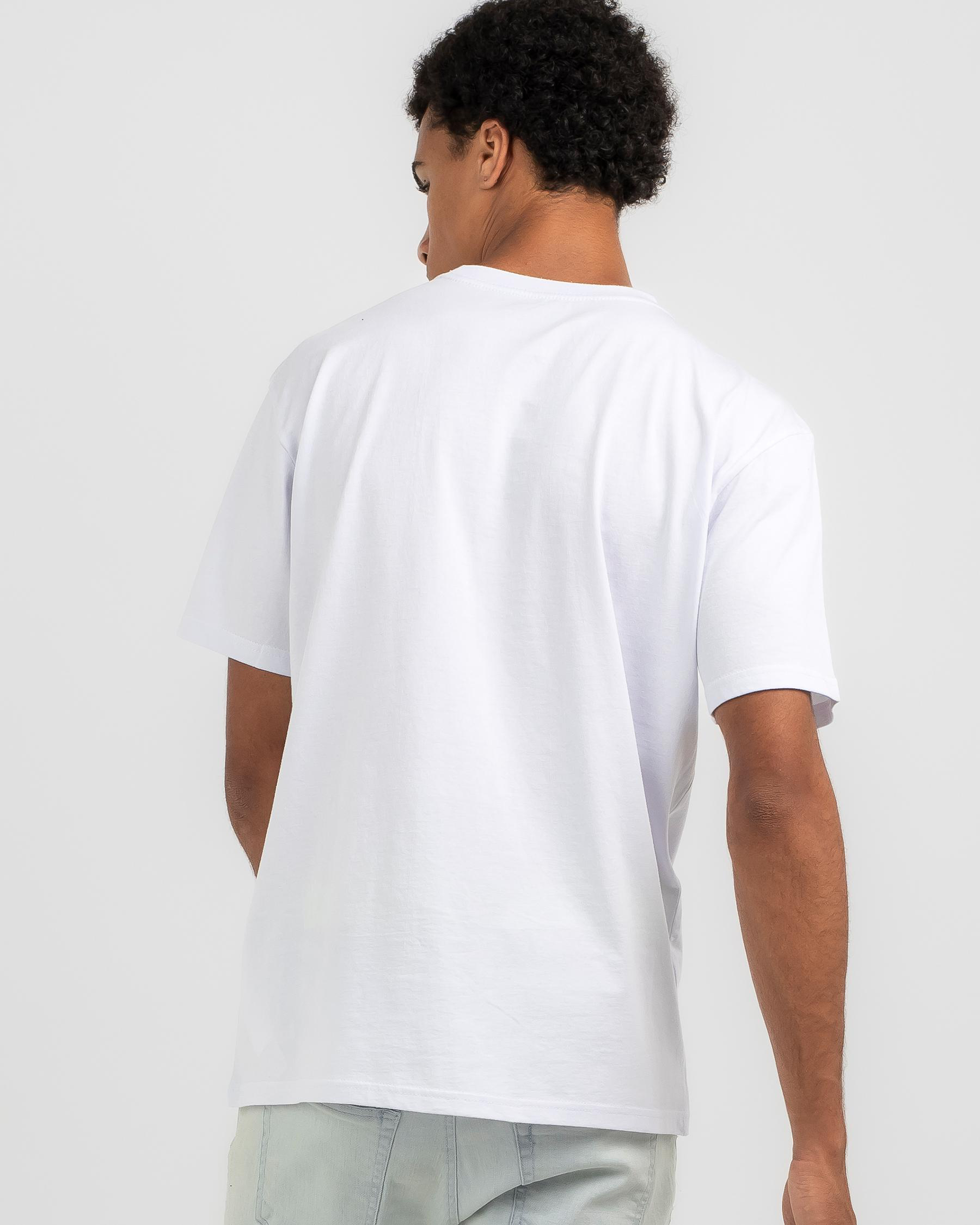 Quiksilver Gradient Line T-Shirt In White - Fast Shipping & Easy ...