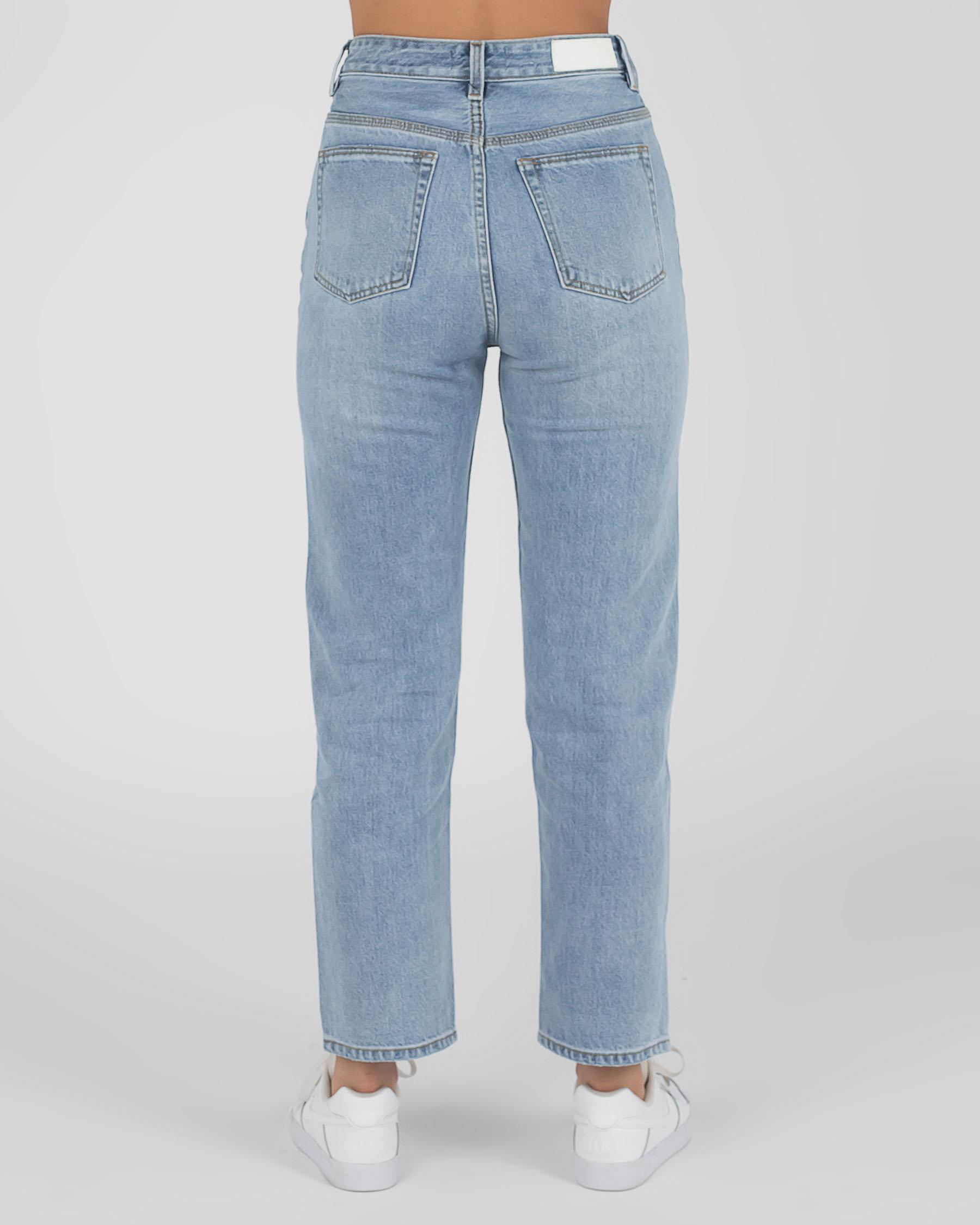 Shop Ziggy Denim Hi Mum Jeans In Shake It Fast Shipping & Easy