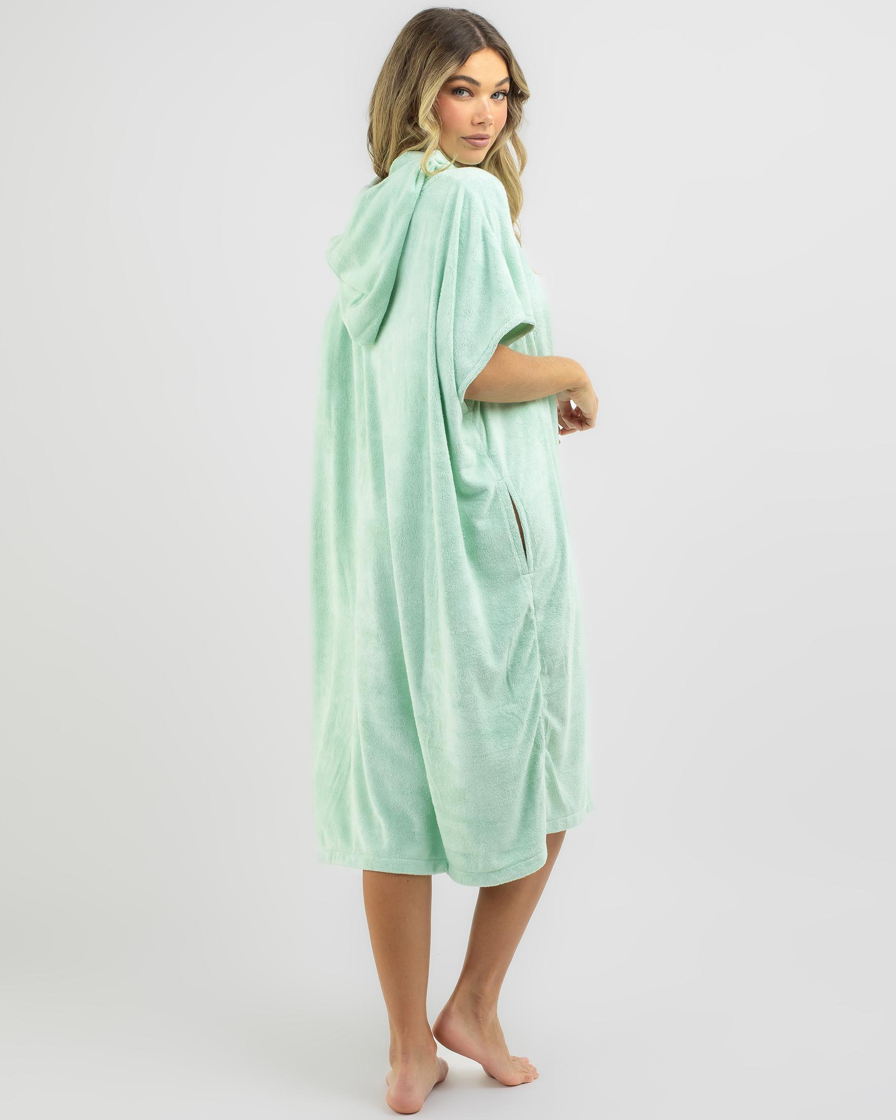 Shop Rip Curl Classic Surf Hooded Towel In Mint Fast Shipping & Easy