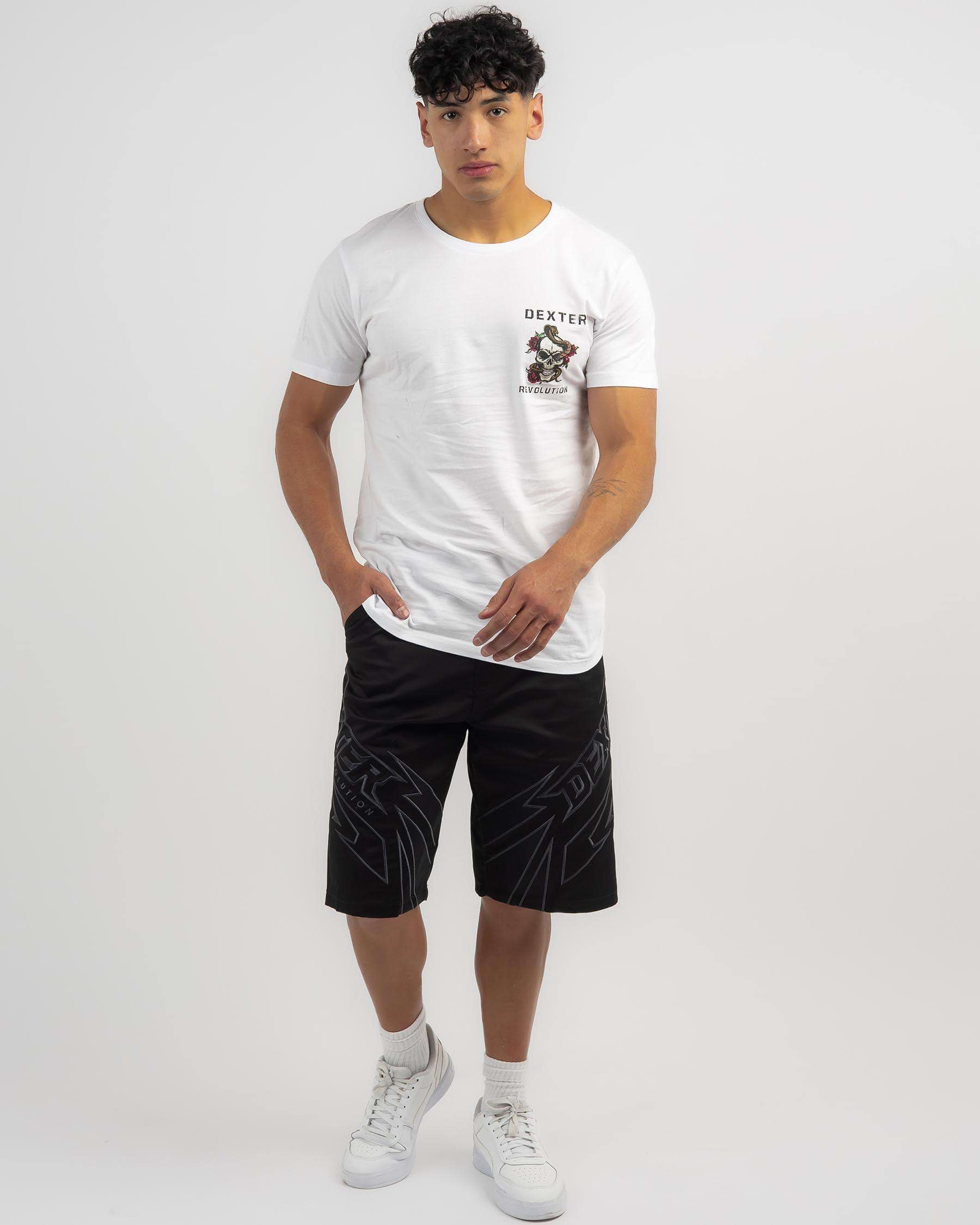 Shop Dexter Charger Walk Shorts In Black - Fast Shipping & Easy Returns ...
