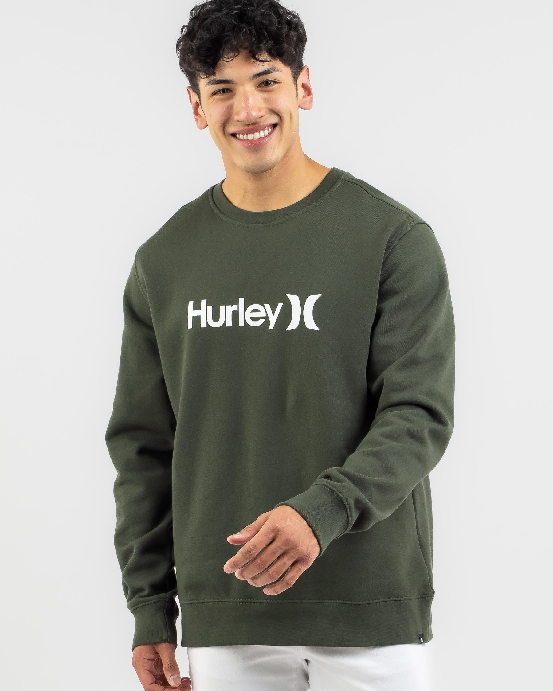 Shop Hurley O&O Seasonal Crew Neck Sweatshirt In Duffle Bag - Fast ...