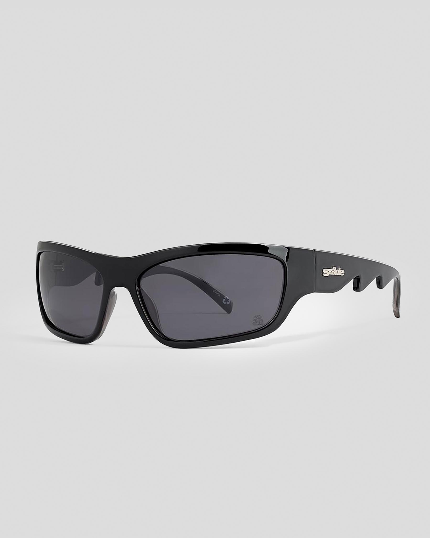Shop Szade Eyewear Bass Polarised Sunglasses In Elysium Double Black