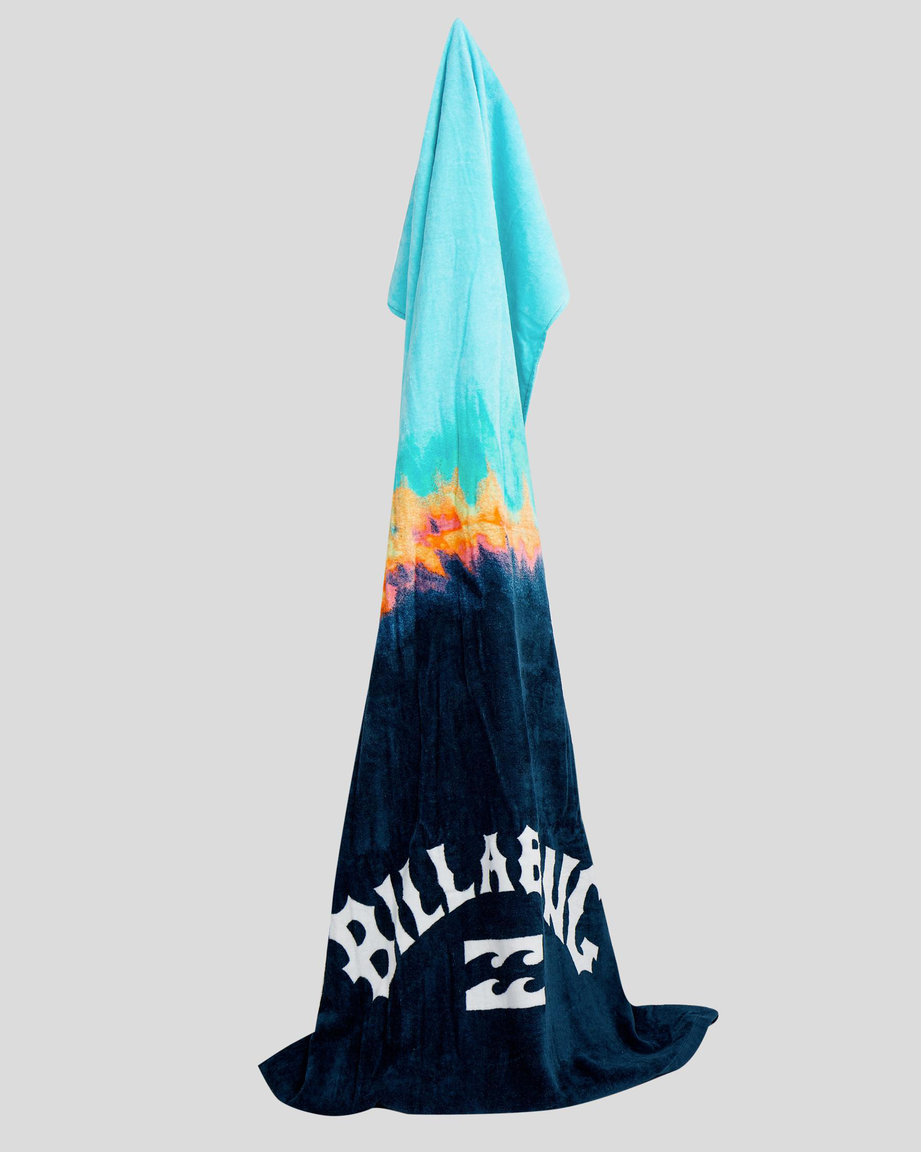 Shop Billabong Waves Towel In Acid Blue Fast Shipping & Easy Returns